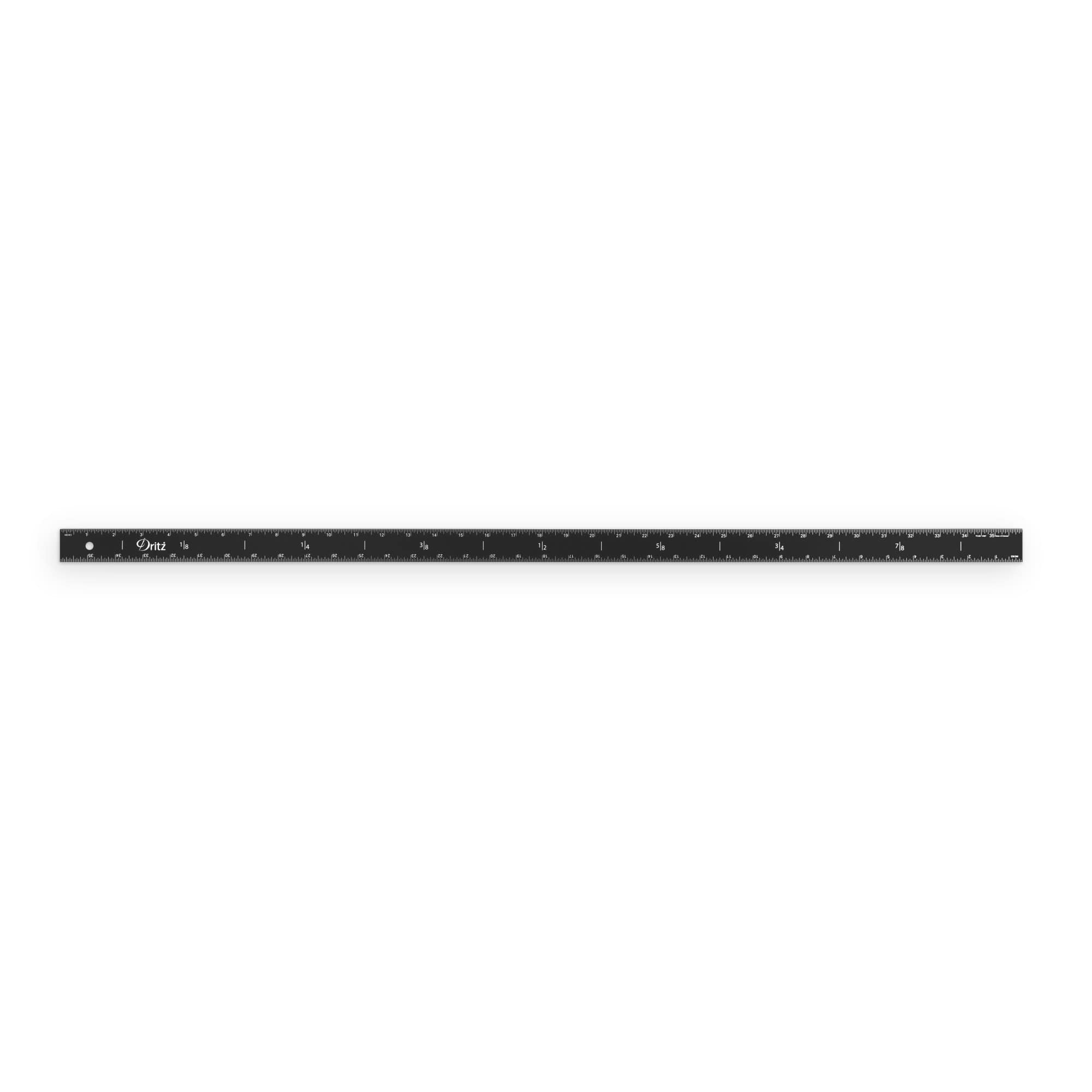 Dritz Home 36" Matte Black Anodized Aluminum Straight Edge