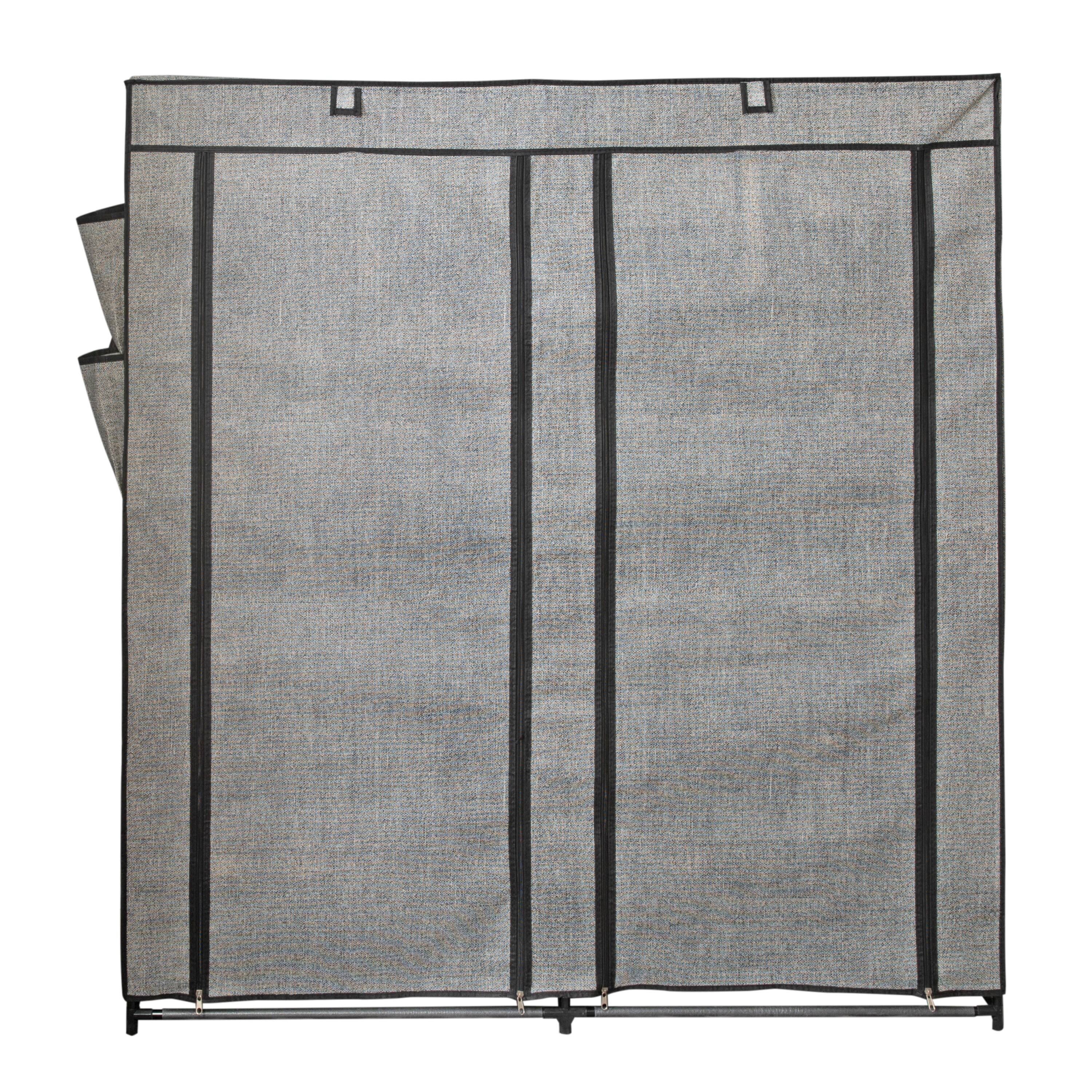 Simplify 7-Tier Double Wide 14-Shelf Shoe Closet