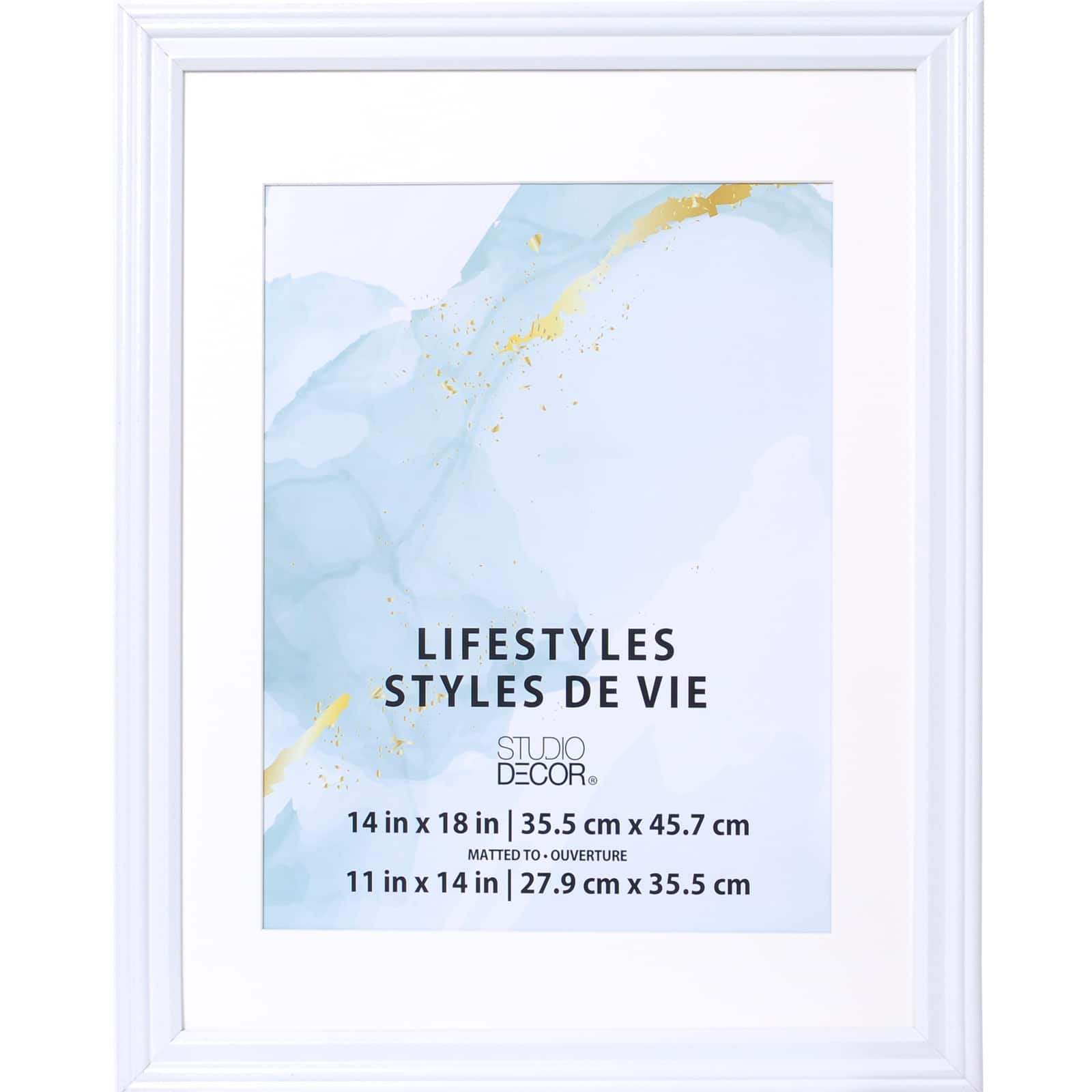 White Frame With Mat, Lifestyles™ by Studio Décor®