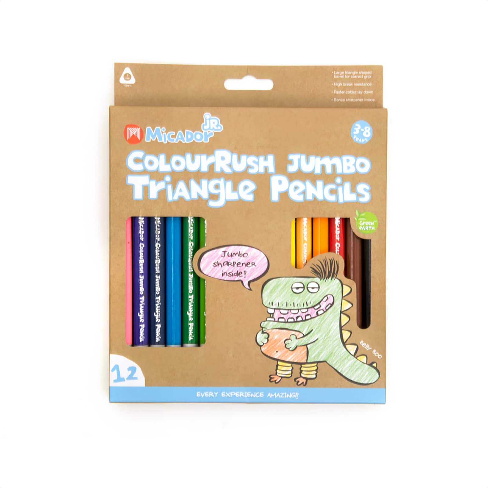 Micador Jr. ColourRush Jumbo Triangle Pencil Set