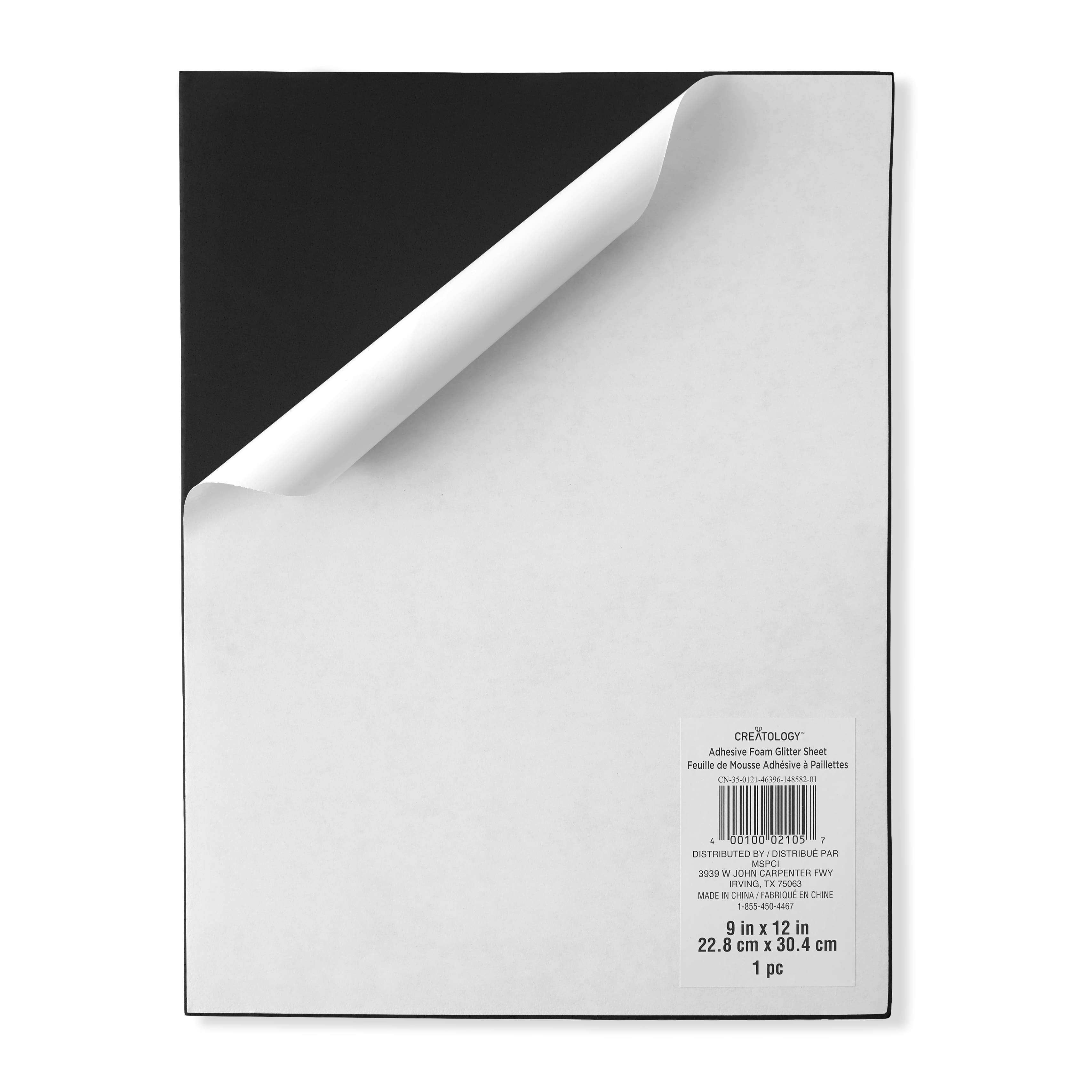 24 Pack: 9" x 12" Glitter Foam Sheet by Creatology™
