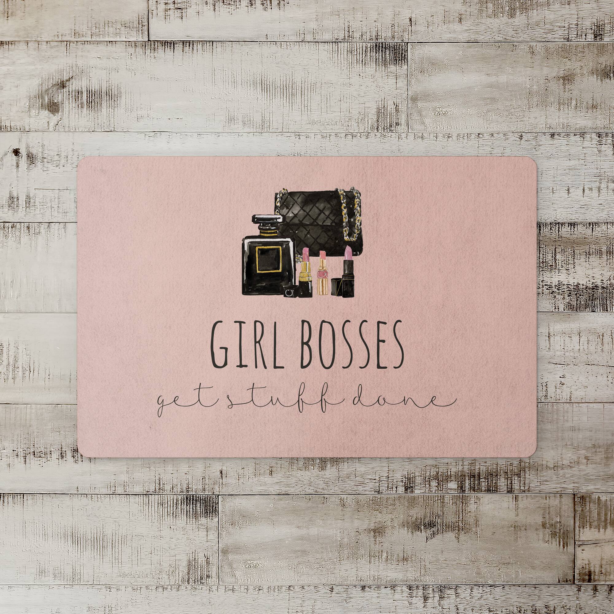 Girl Bosses Get Stuff Done 27" x 18" Floor Mat