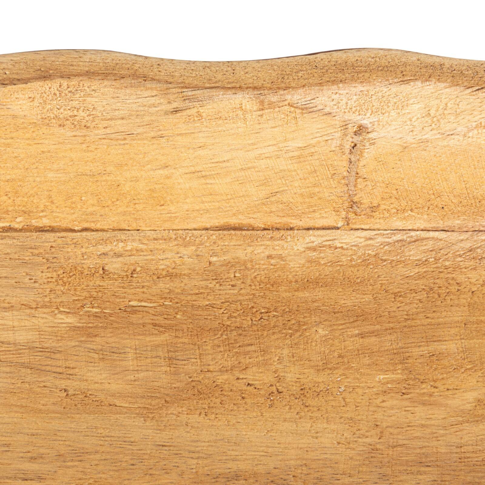 Hello Honey® 15.5" Long Natural Artisanal Mango Wood Bowl