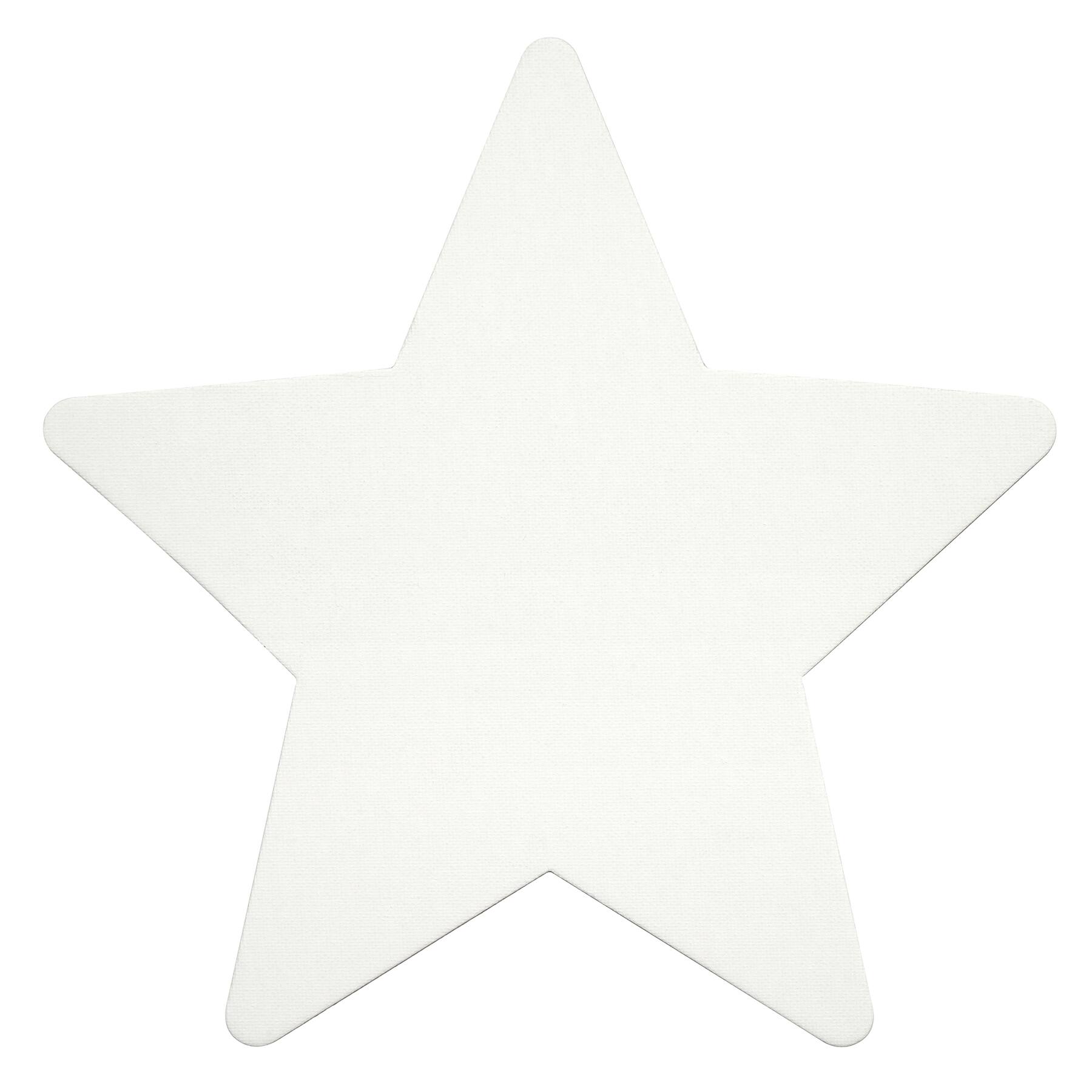 2 Pack 10" x 10" Star Shape Canvas by Creatology™