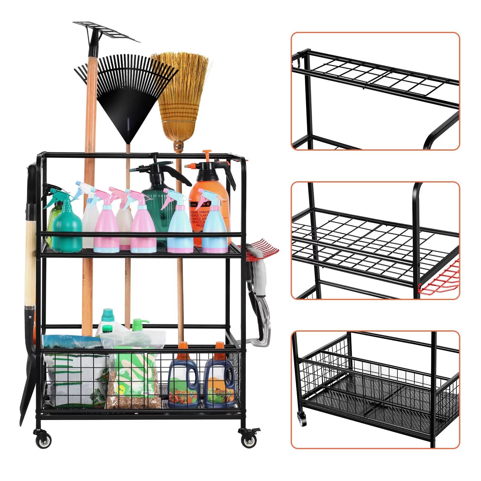NEX™ Garden Tool Rolling Storage Organizer