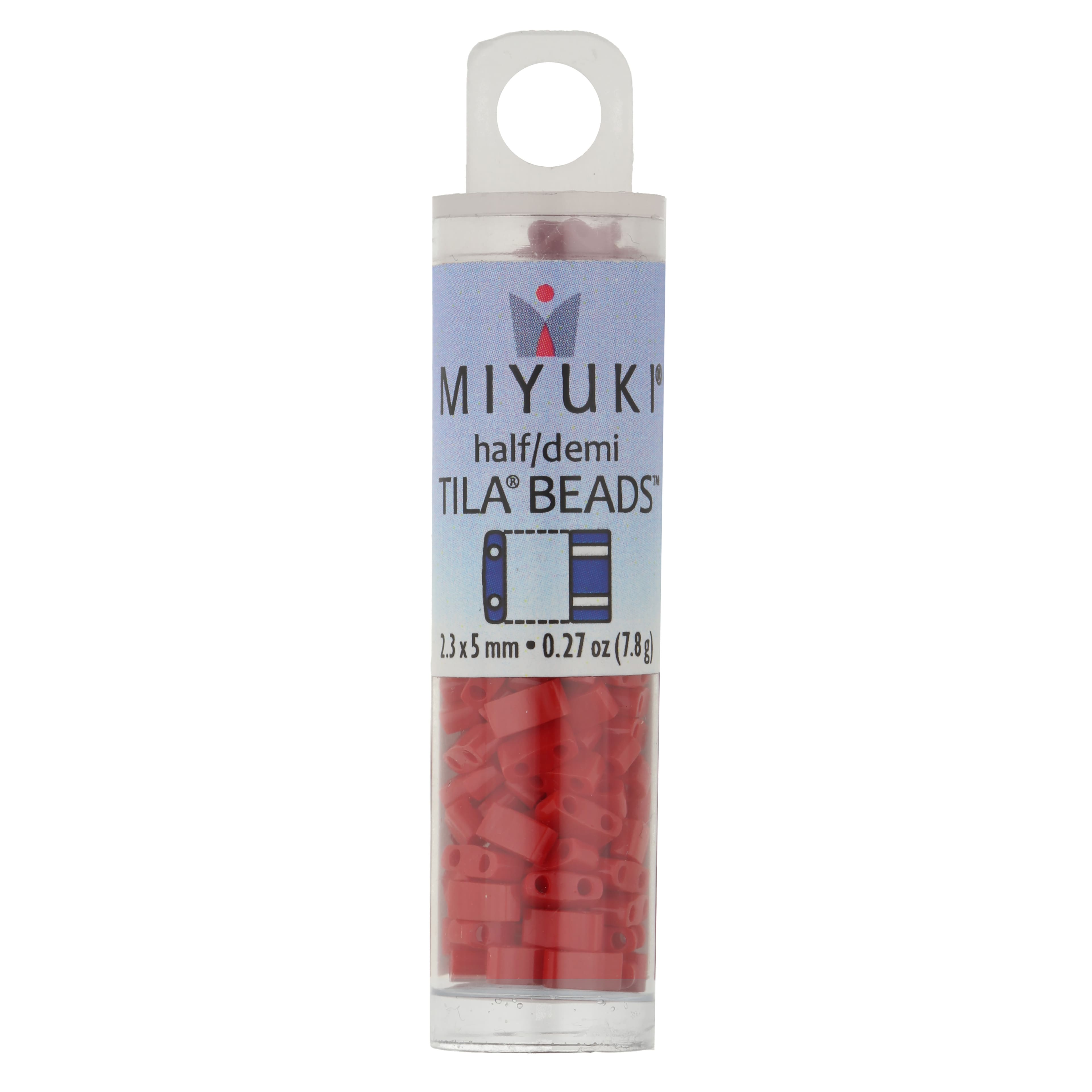 Miyuki&#xAE; Half Tila&#xAE; 5mm 2-Hole Glass Seed Beads