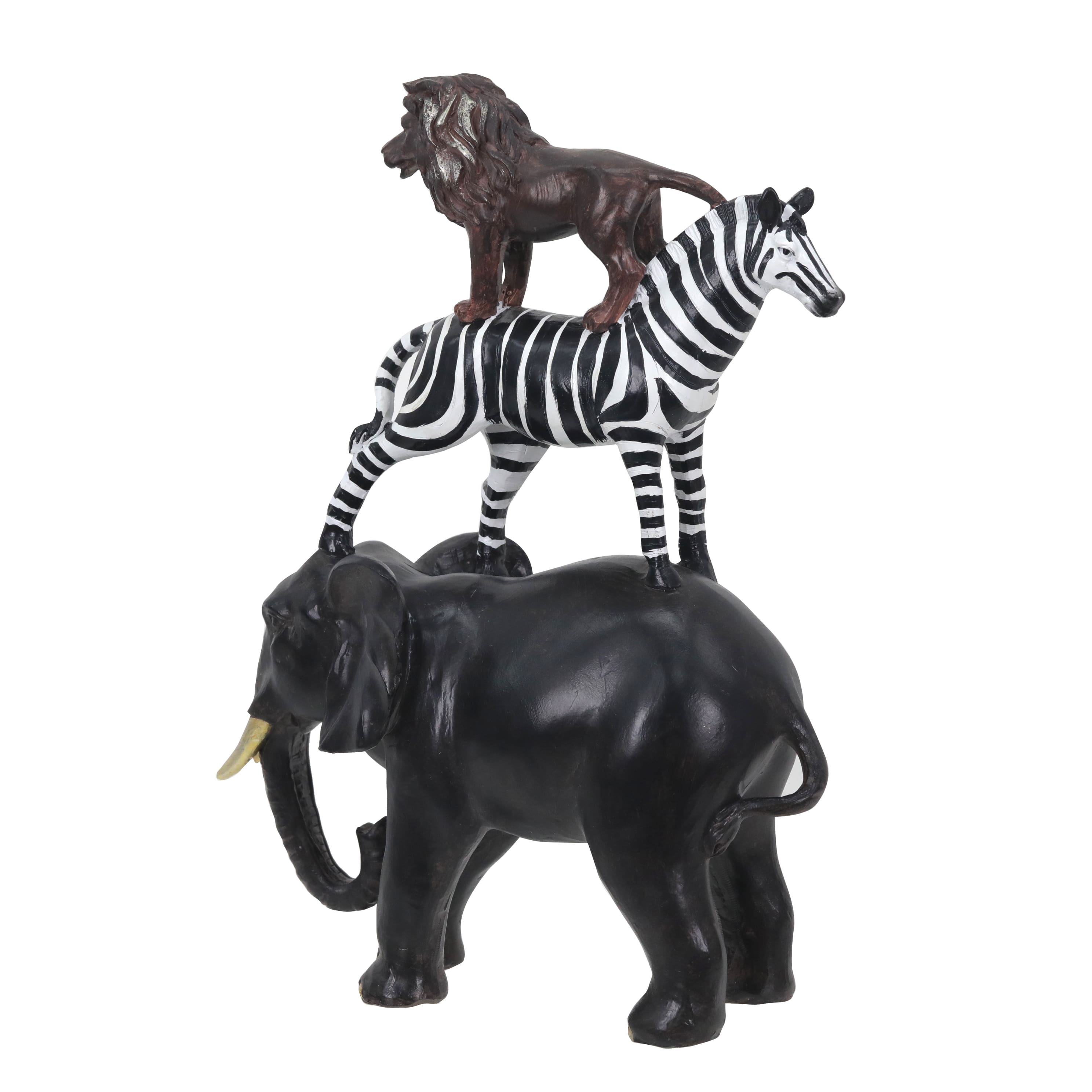 11.5&#x22; Stacked Safari Animals Tabletop D&#xE9;cor by Ashland&#xAE;