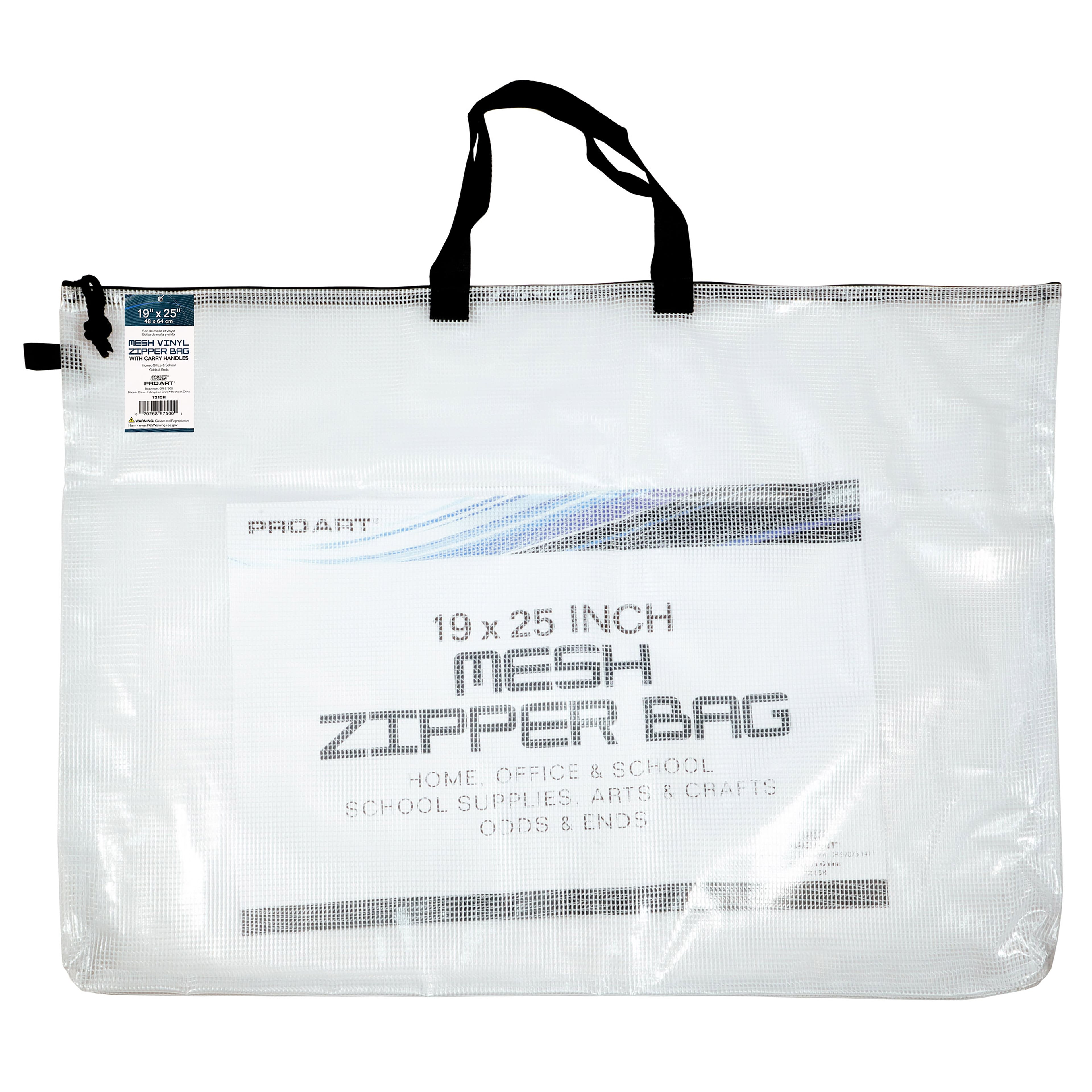 Pro Art&#xAE; Mesh &#x26; Vinyl Zipper Bag