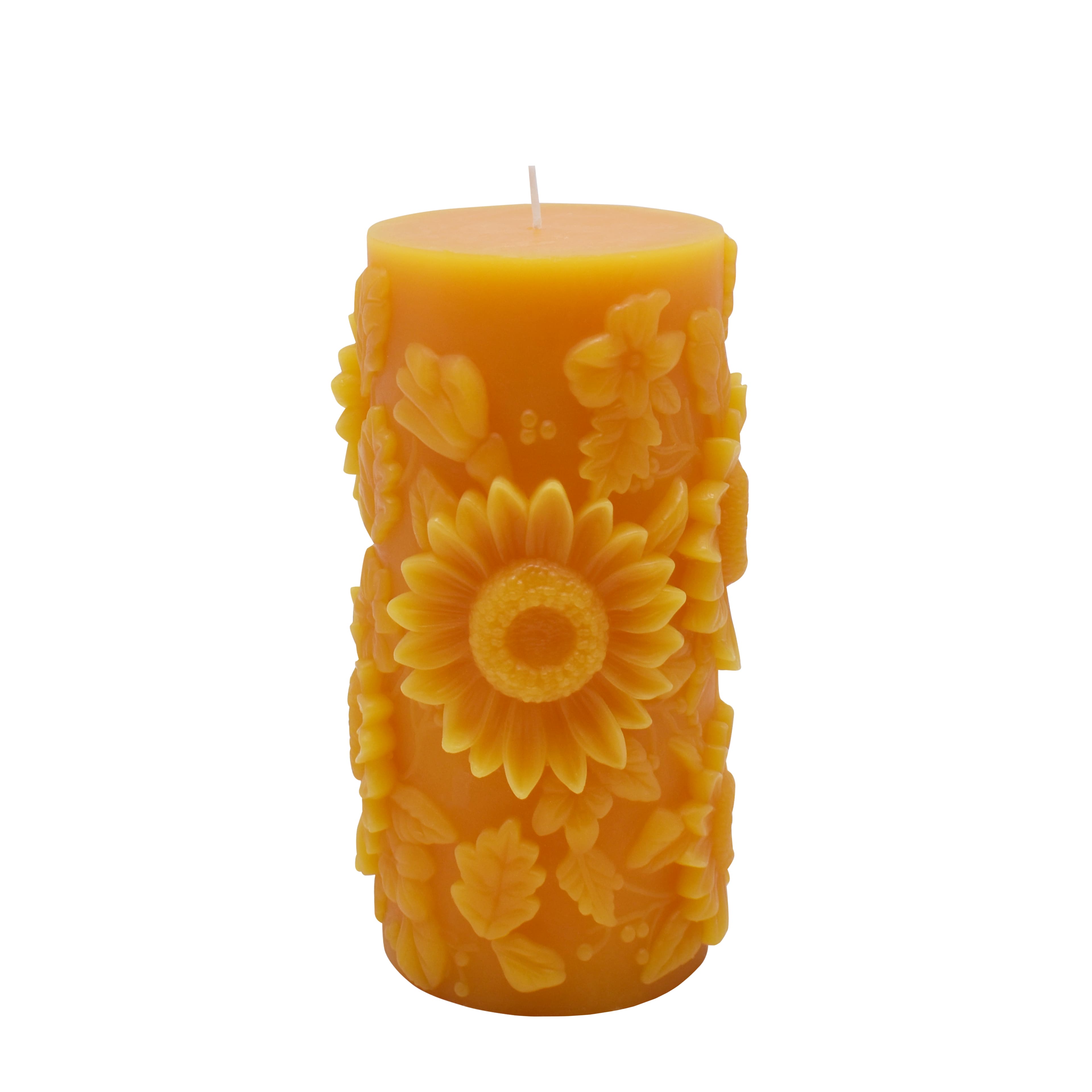 3&#x22; x 6&#x22; Scented Sunflower Pillar Candle by Ashland&#xAE;