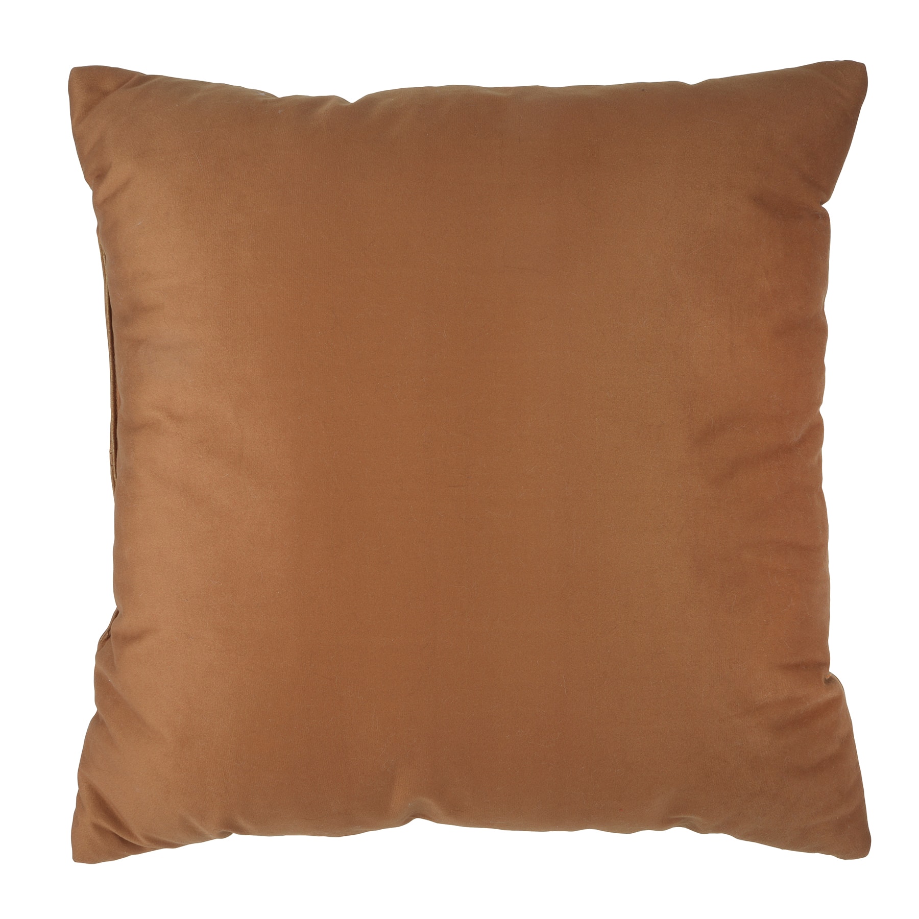 18&#x22; Brown Faux Leather Throw Pillow by Ashland&#xAE;