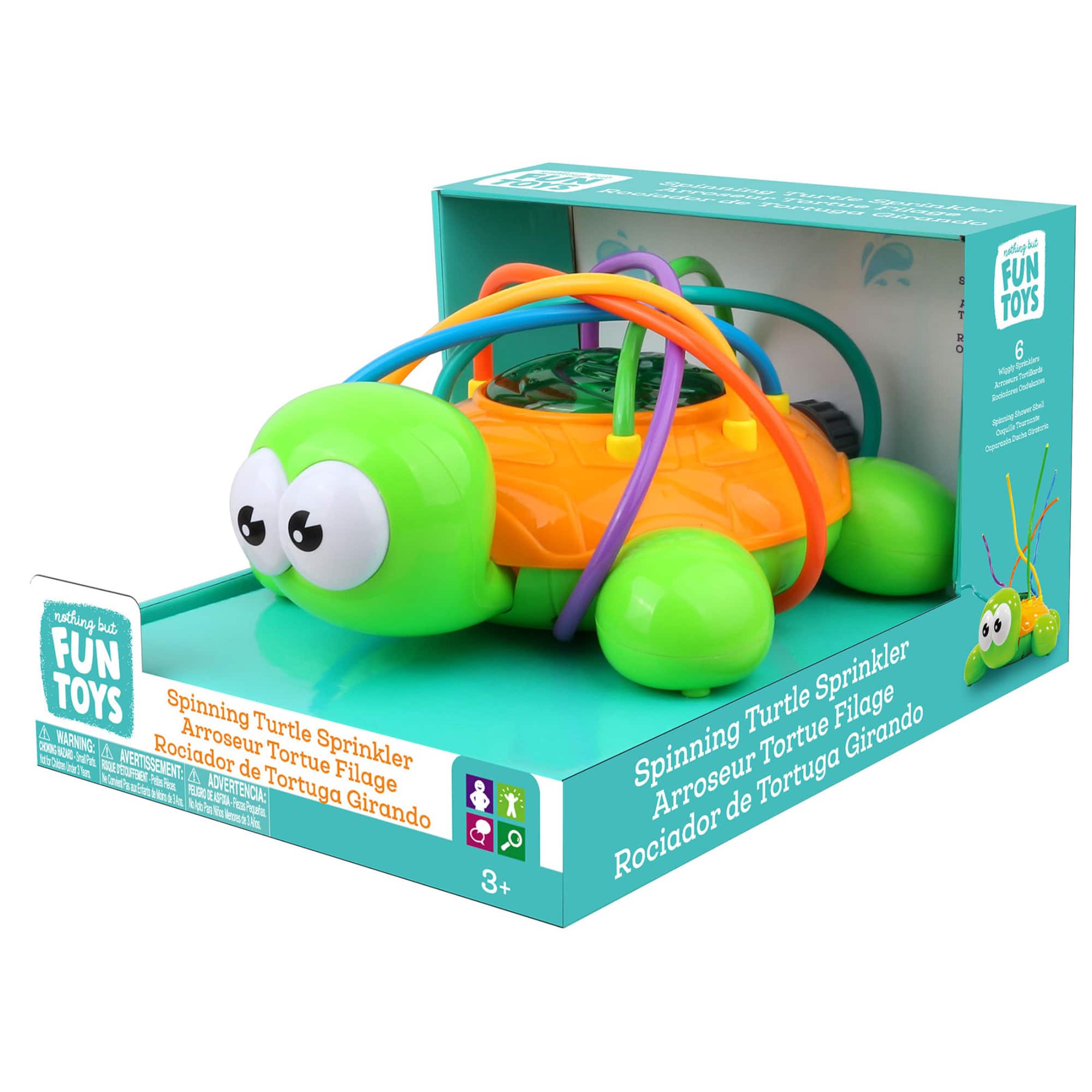 Nothing But Fun Toys Spinning Turtle Sprinkler