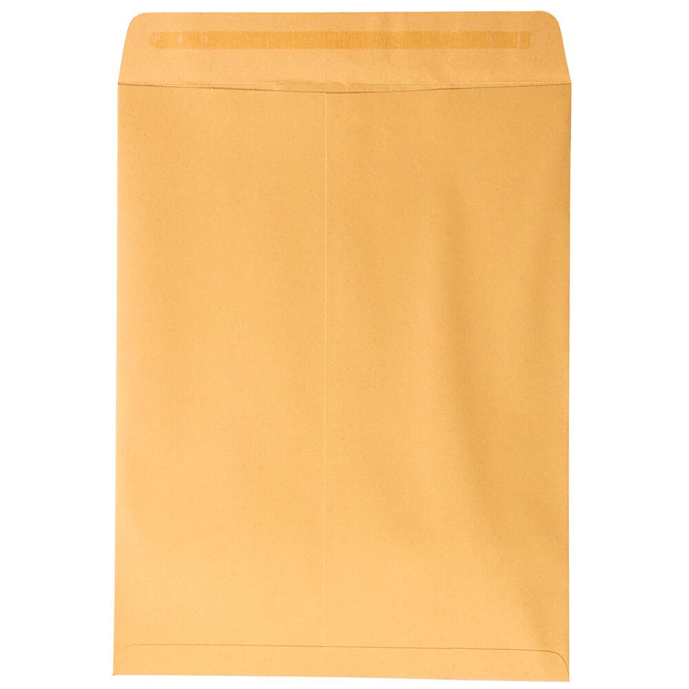 JAM Paper 10" x 13" Brown Kraft Manila Open End Catalog Premium Envelopes