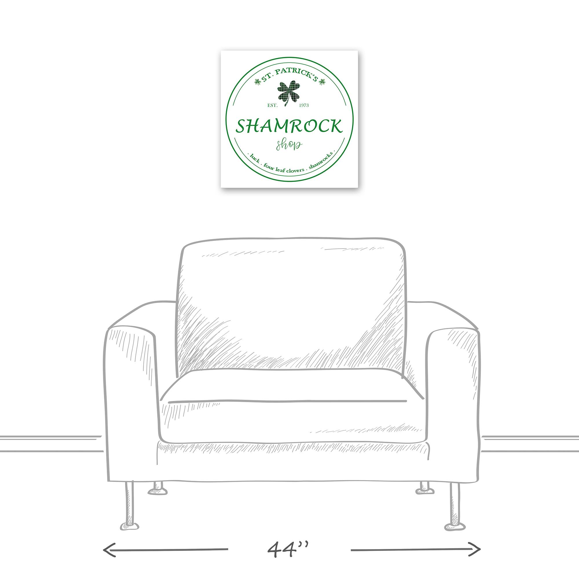 Shamrock Shop 16&#x22; x 16&#x22; Canvas Wall Art