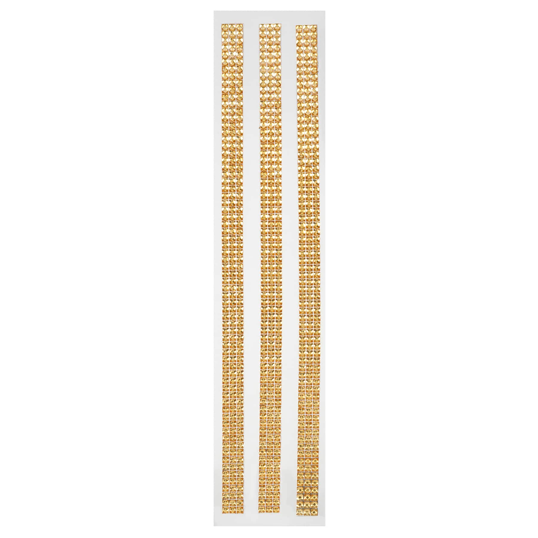 12 Packs: 3 ct. (36 total) Gold Rhinestone Borders by Recollections&#x2122;