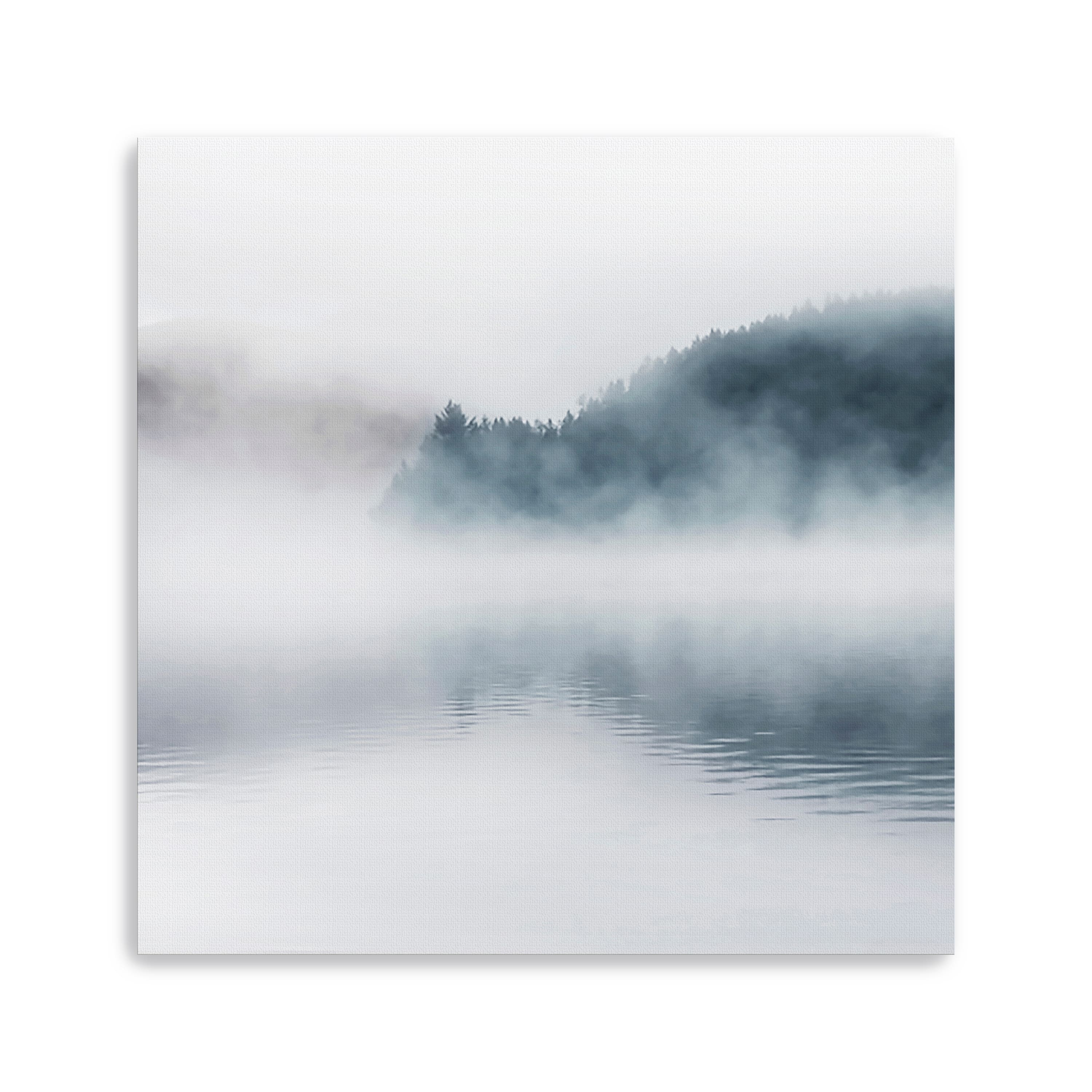 Misty Lake Canvas Giclee