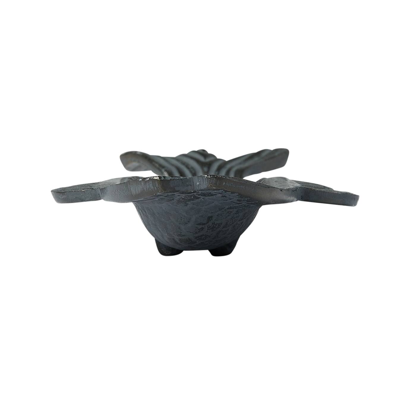 Hello Honey&#xAE; 14&#x22; Antique Gray Aluminum Fish-Shaped Serving Dish