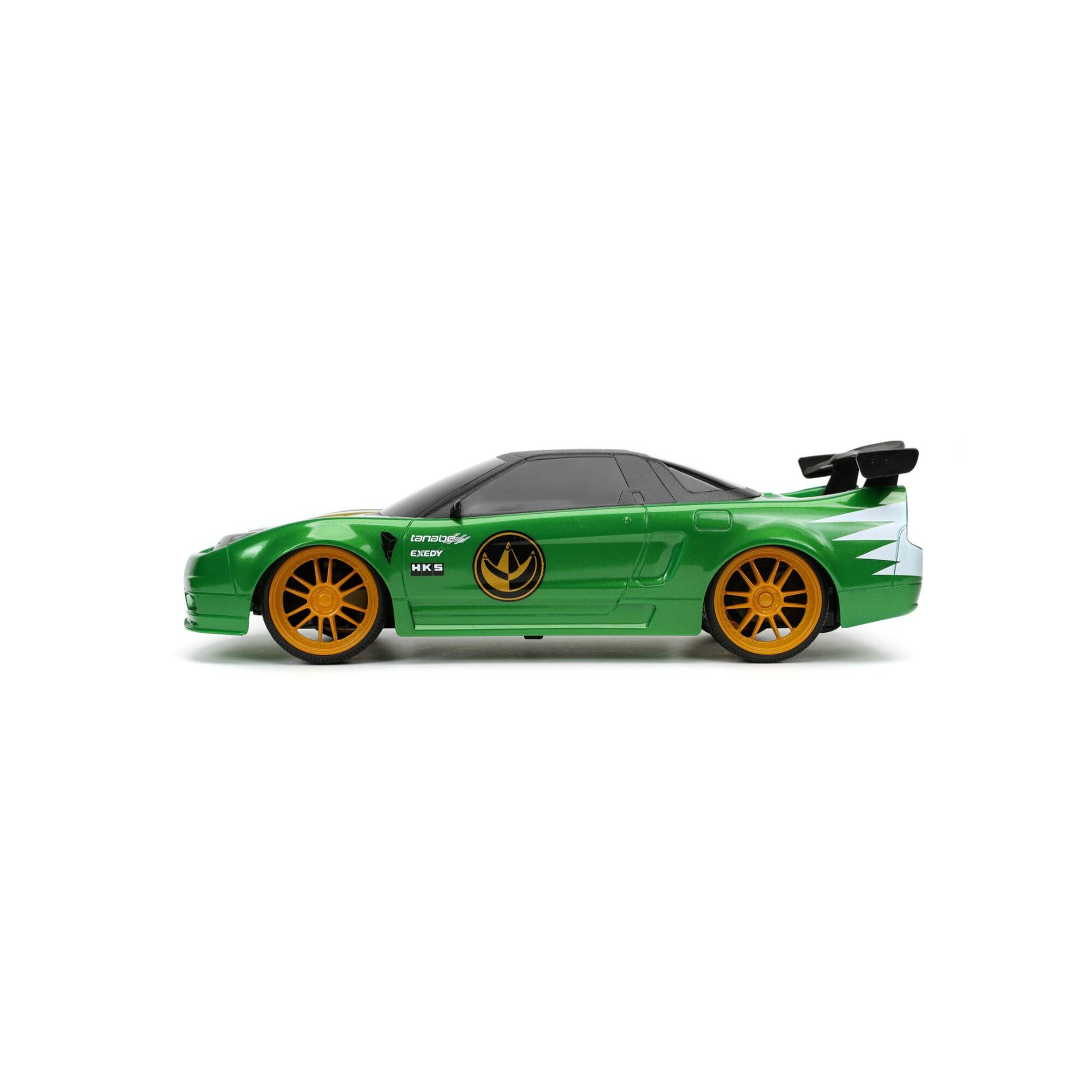 Jada Toys&#xAE; Hollywood Rides Remote-Control Power Rangers Green Ranger 2002 Honda NSX Toy