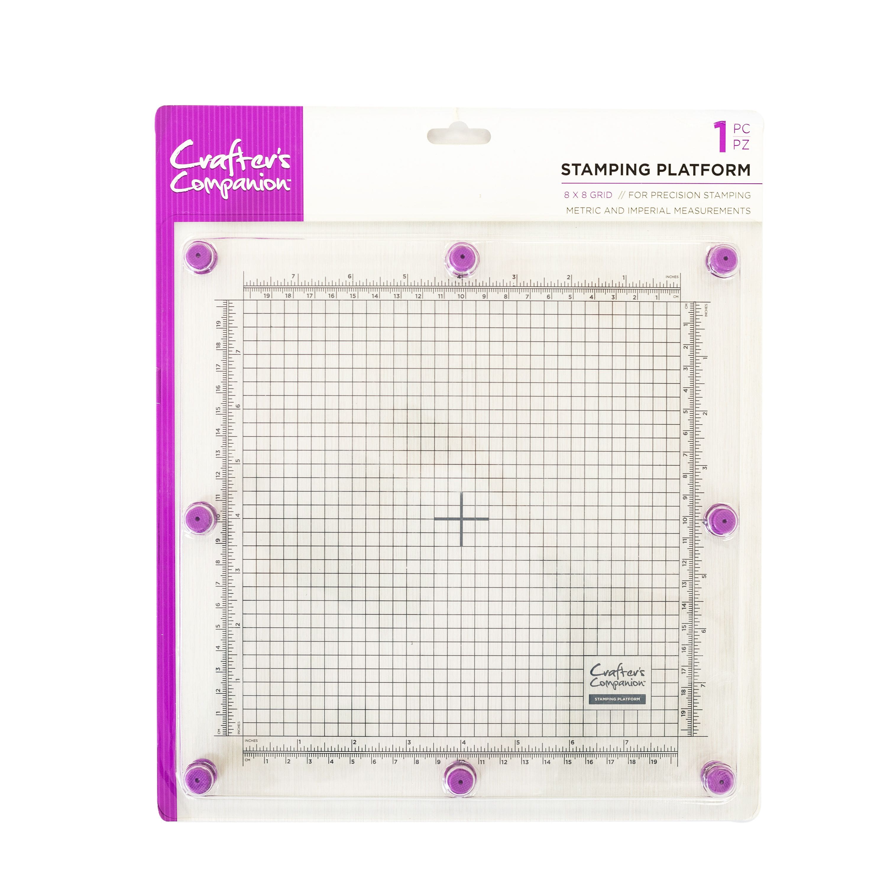 Crafter's Companion - Stamping Platform with Magnetic Base 8 x 8