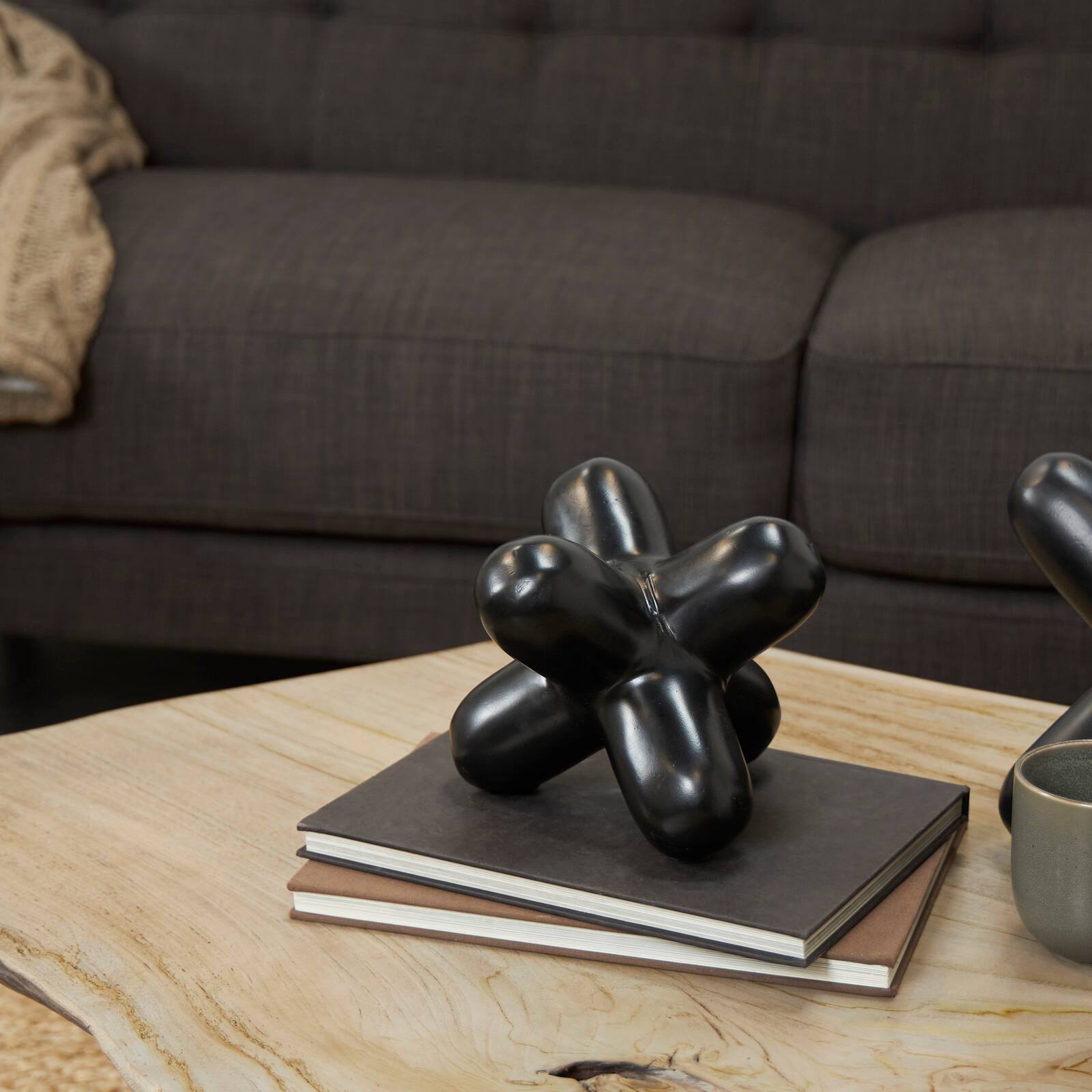 The Novogratz 8" Aluminum Jack Abstract Sculpture