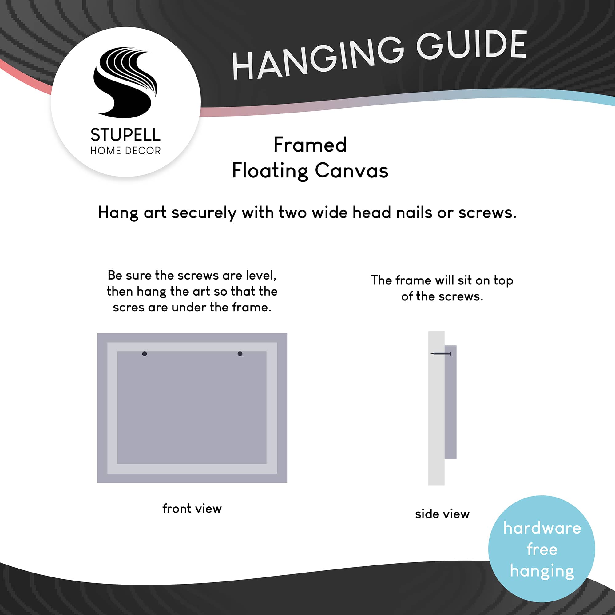 Stupell Industries Bunny Kisses Easter Wishes Floater Framed Art