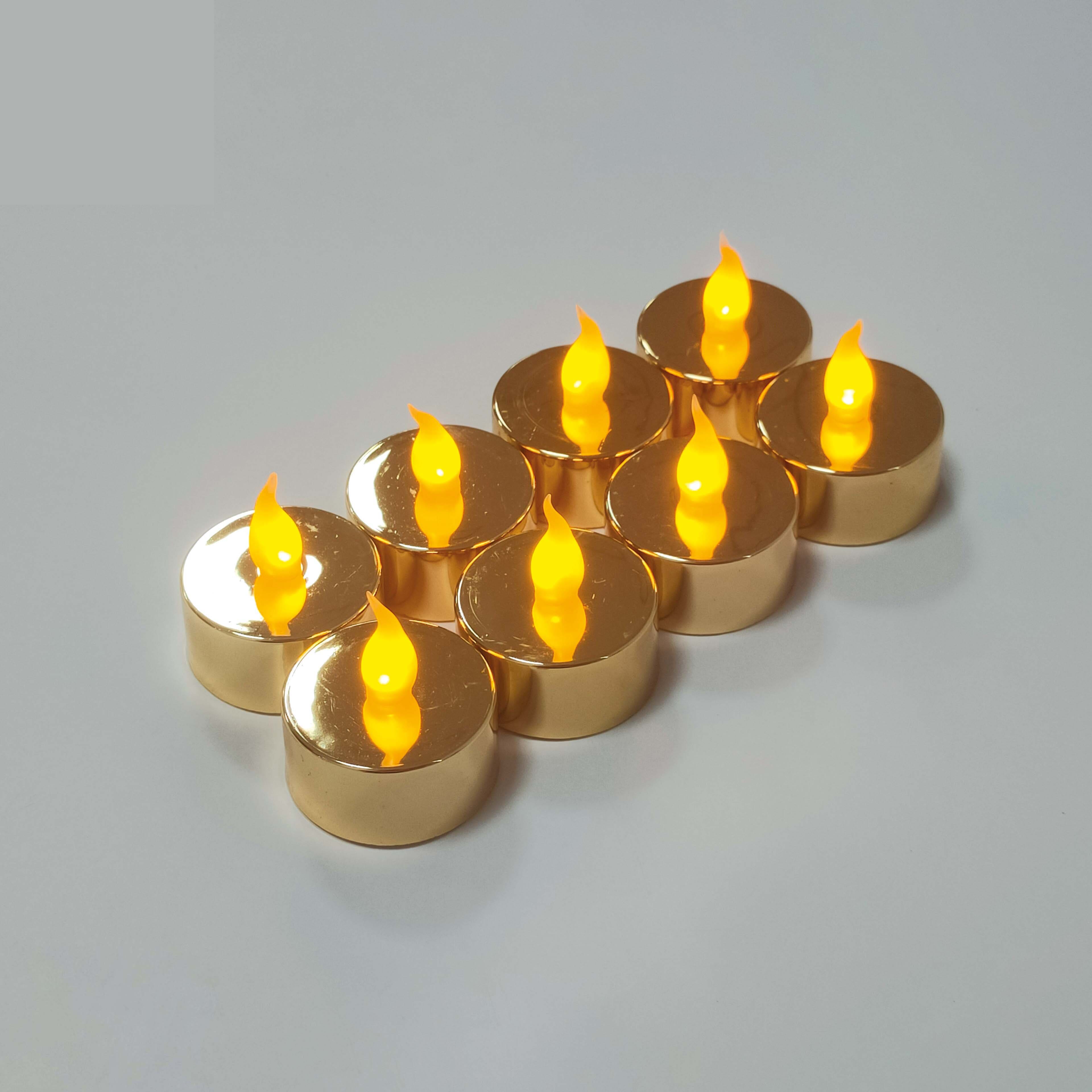 Gold LED Tealights, 8ct. by Ashland&#xAE;