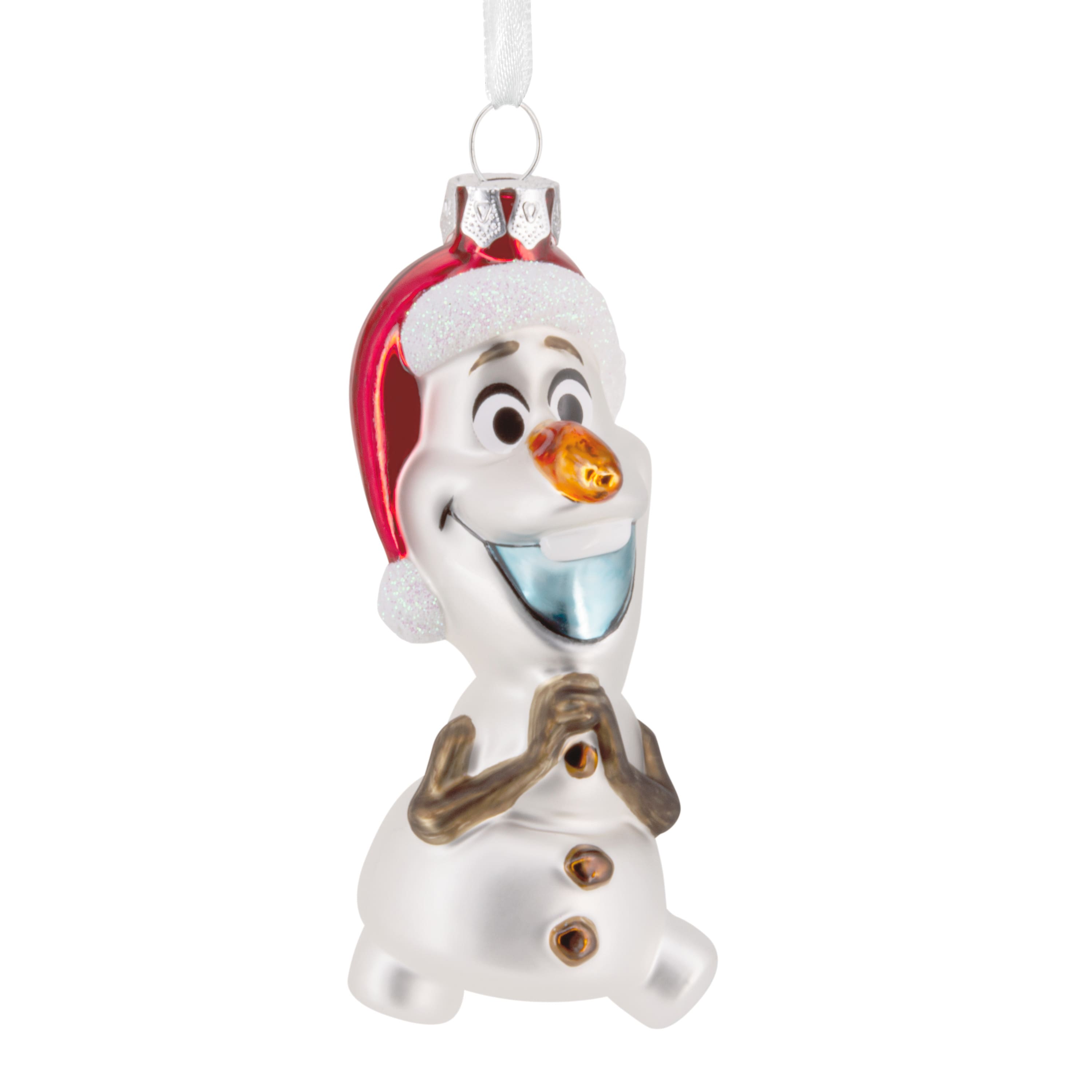 Hallmark Disney&#xAE; Frozen 4&#x22; Olaf Blown Glass Ornament