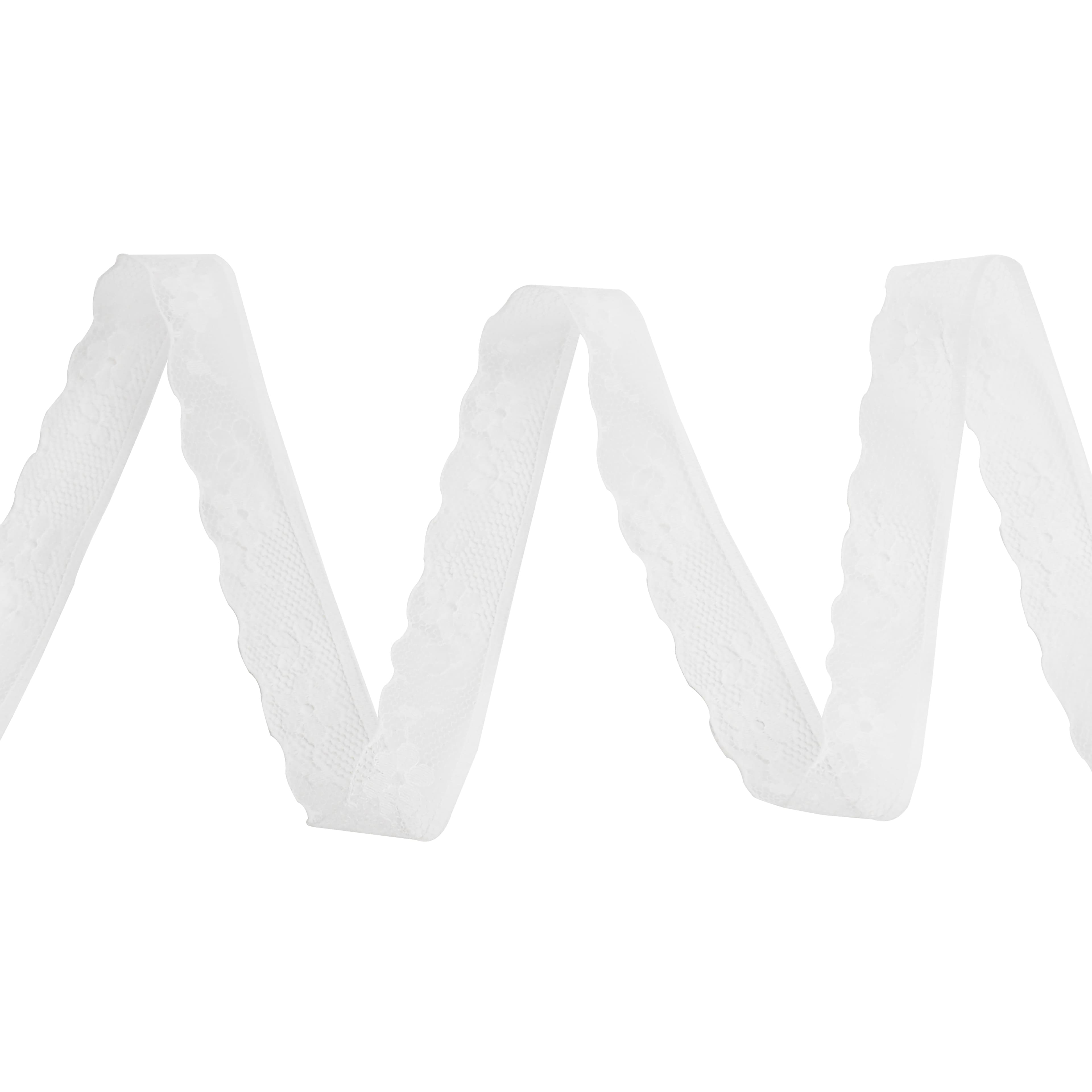 5/8&#x22; White Flower Lace by Celebrate It&#xAE;