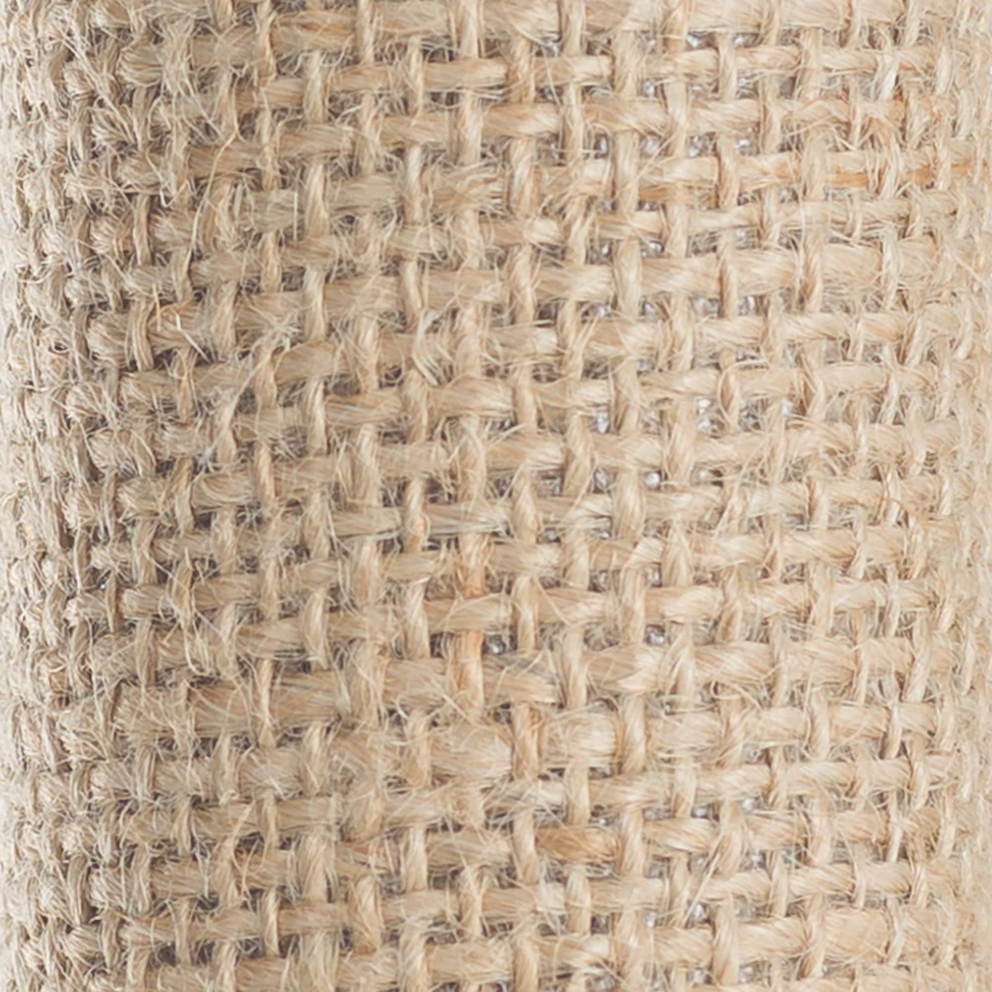 Natural Laminated Burlap Fabric Roll by Loops & Threads®