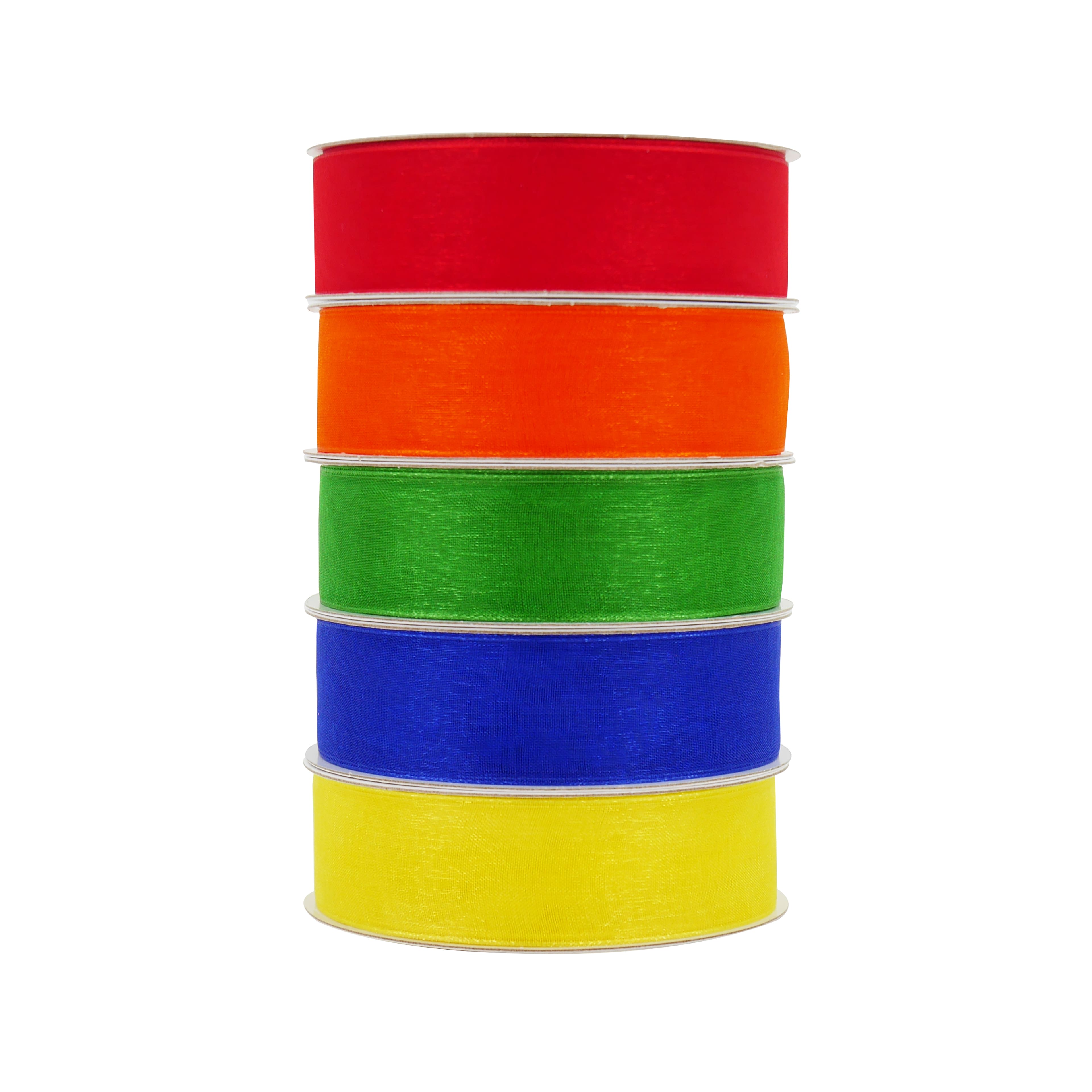 Paquet économique de rubans diaphanes, 5 couleurs de Celebrate It