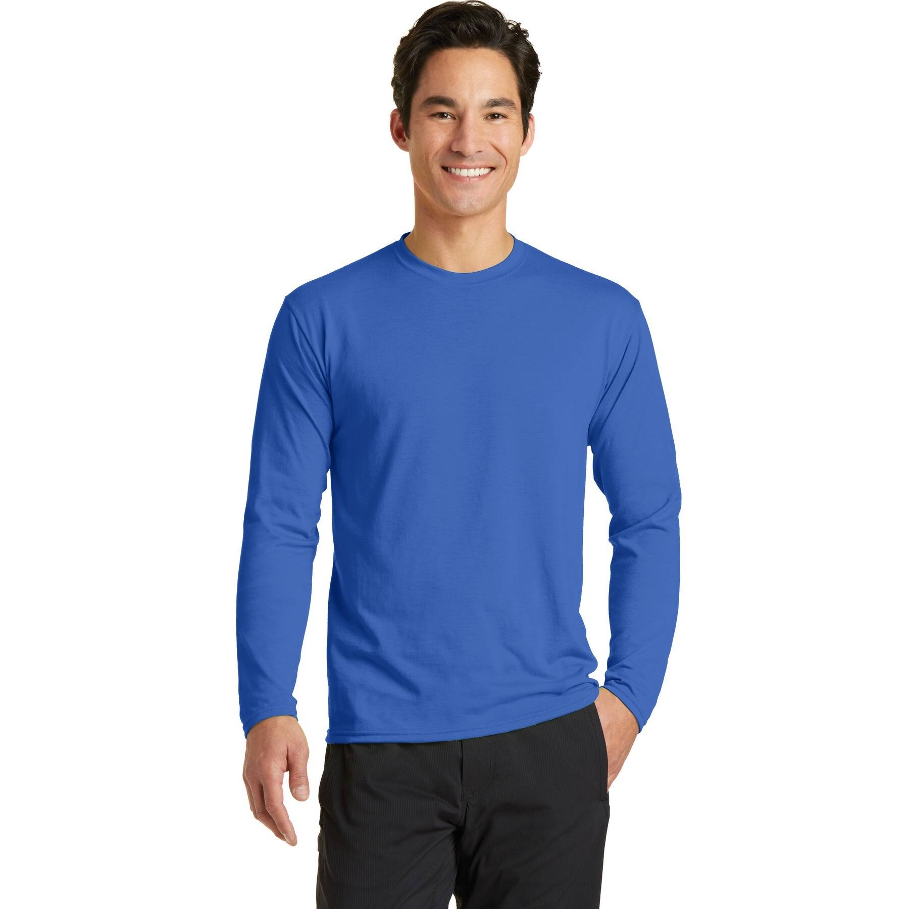 Port & Company® Long Sleeve Performance Blend T-Shirt