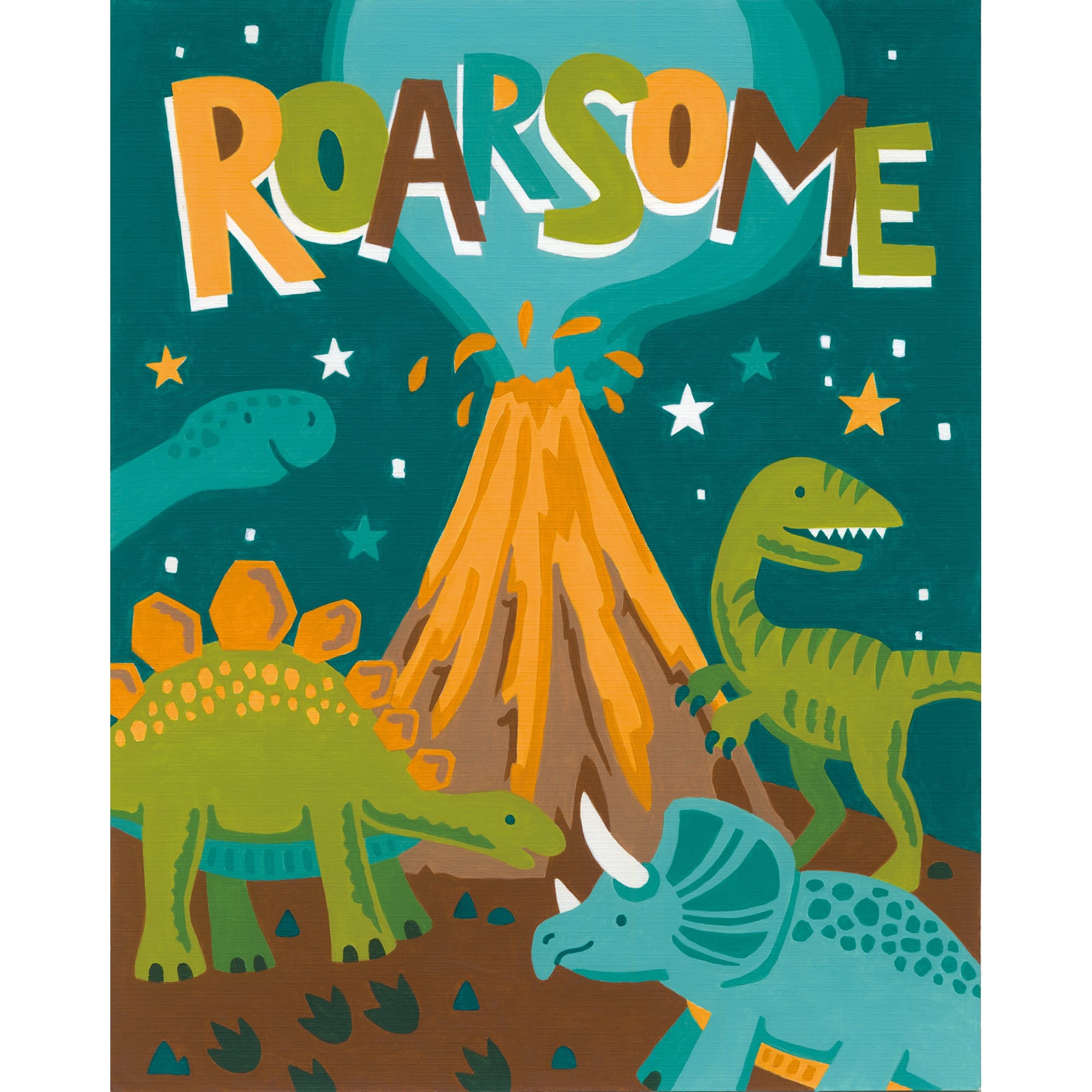 PaintWorks&#x2122; Roarsome Dinos Paint by Number Kit