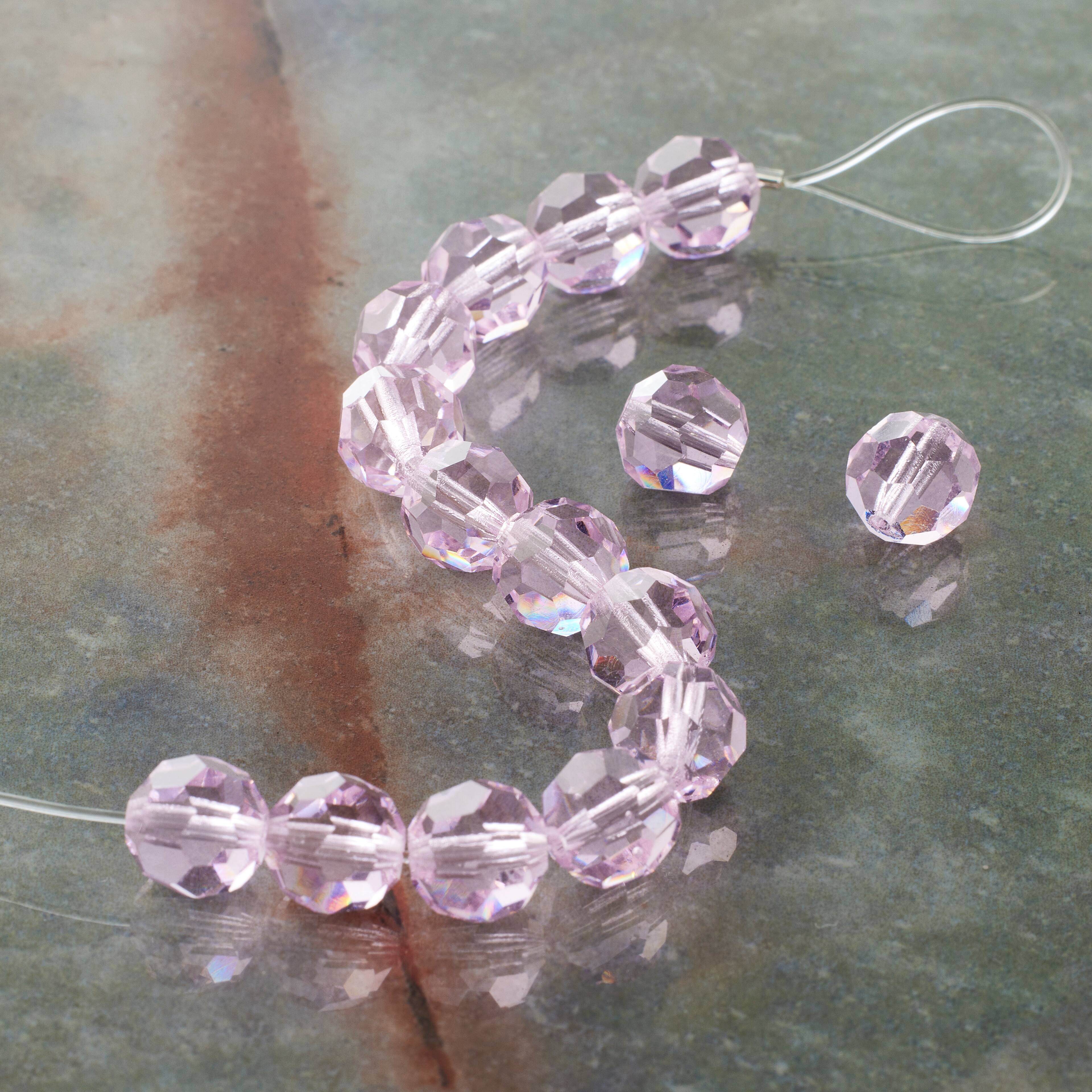 Preciosa Glass Crystal Round Beads, 8mm by Bead Landing&#x2122;