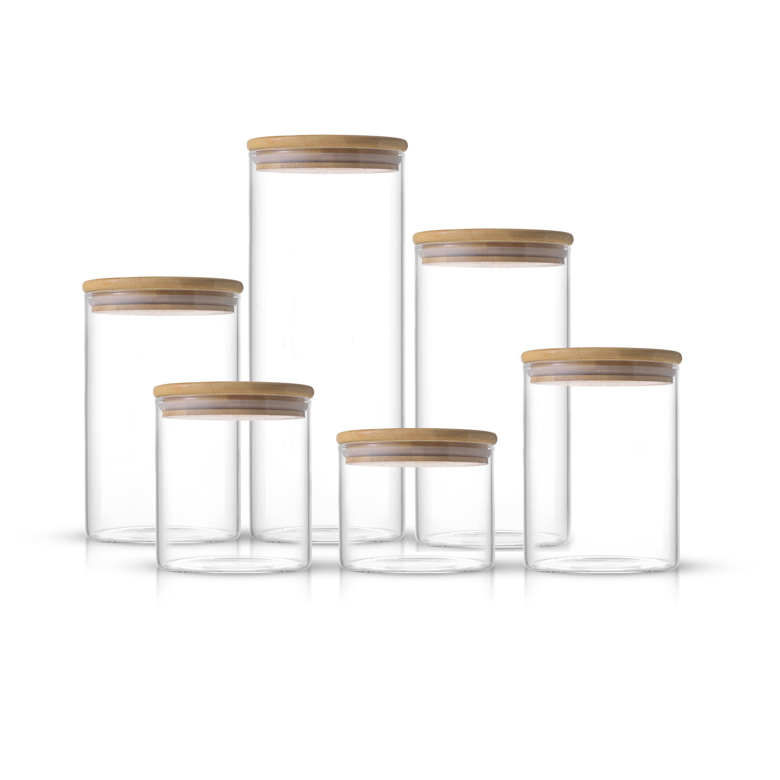 JoyJolt® Airtight Storage Jars with Clamp Lids Set
