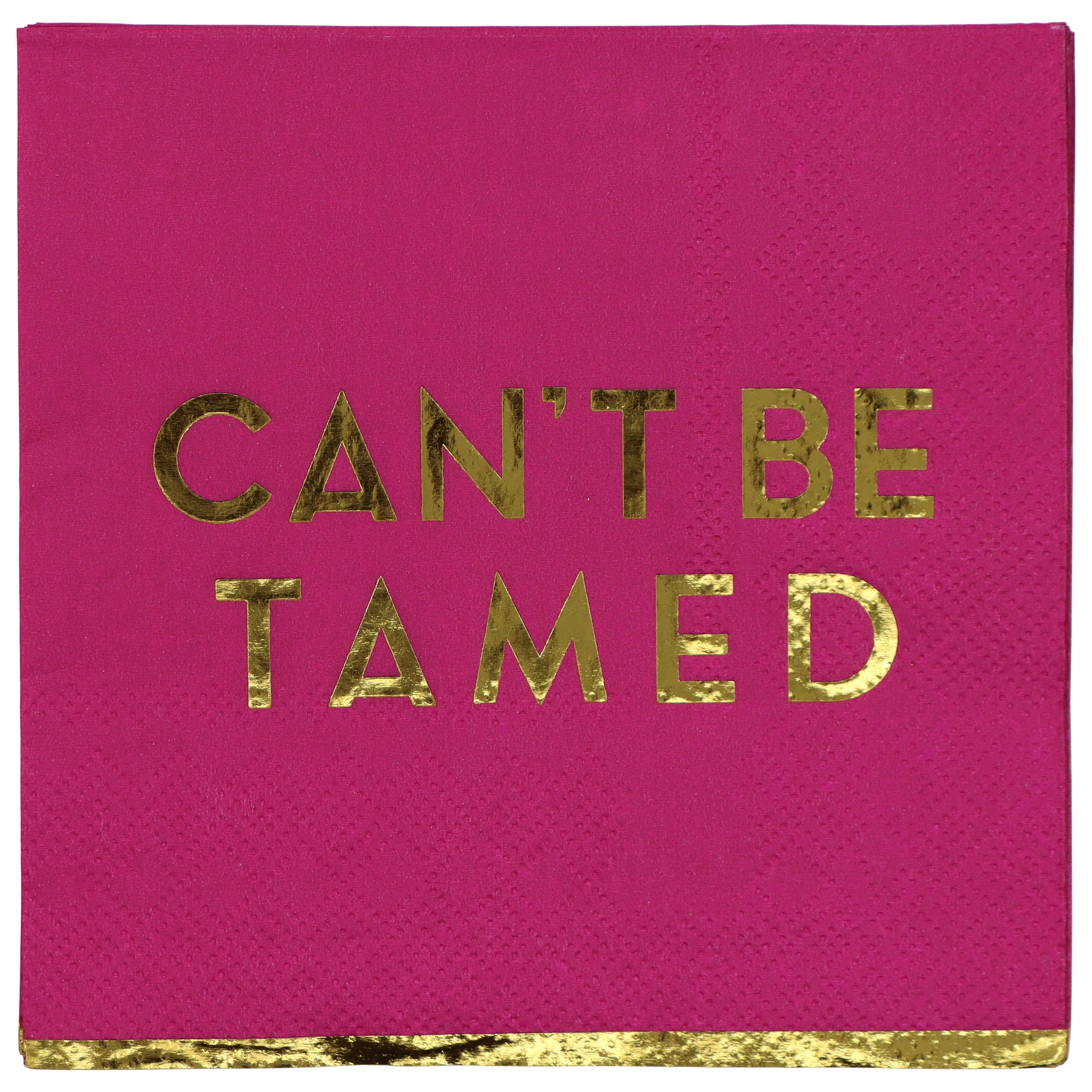 Pink Jungle Can't Be Tamed Paper Beverage Napkins, 20ct. by Celebrate It™