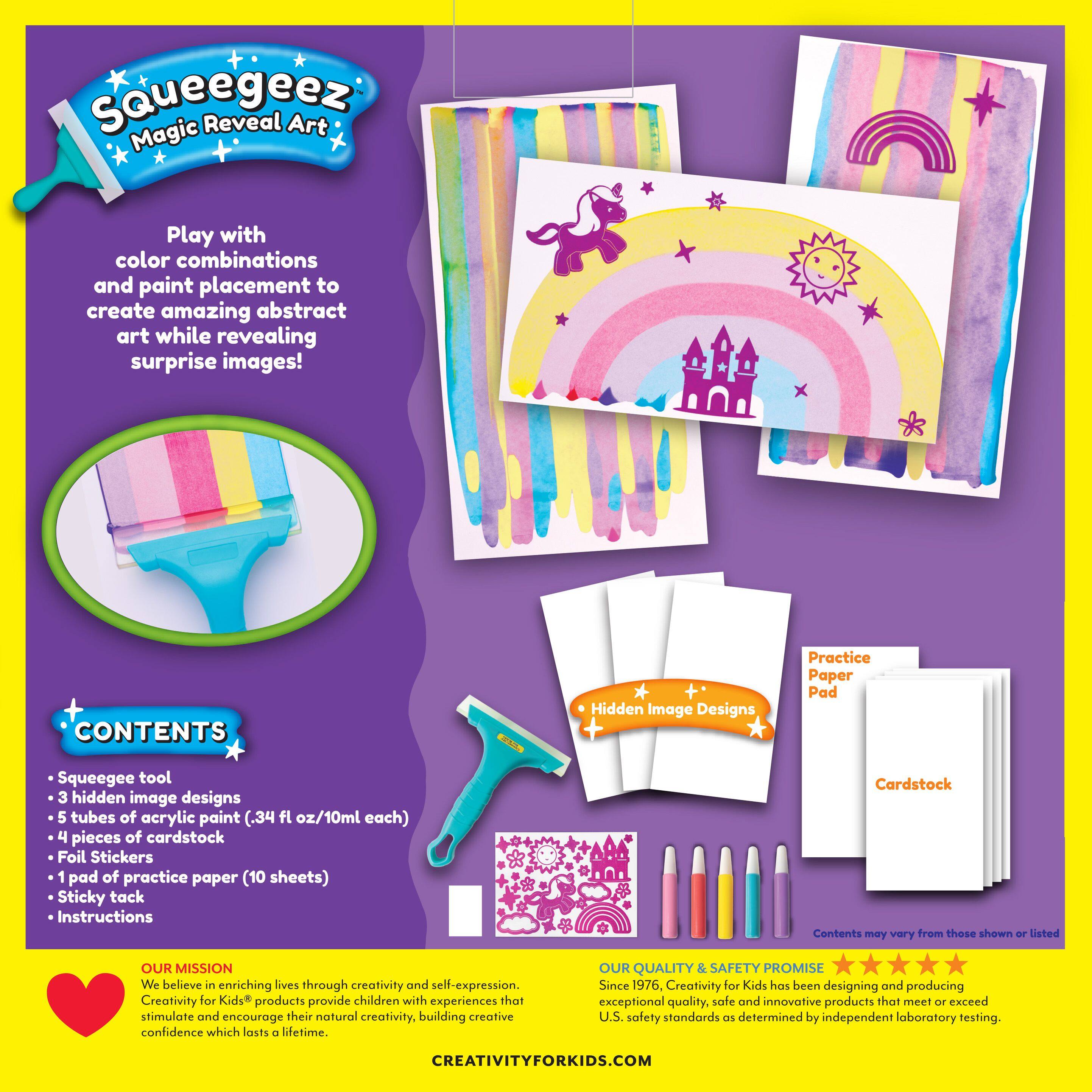 Creativity for Kids&#xAE; Unicorn Squeegeez Magic Reveal Art
