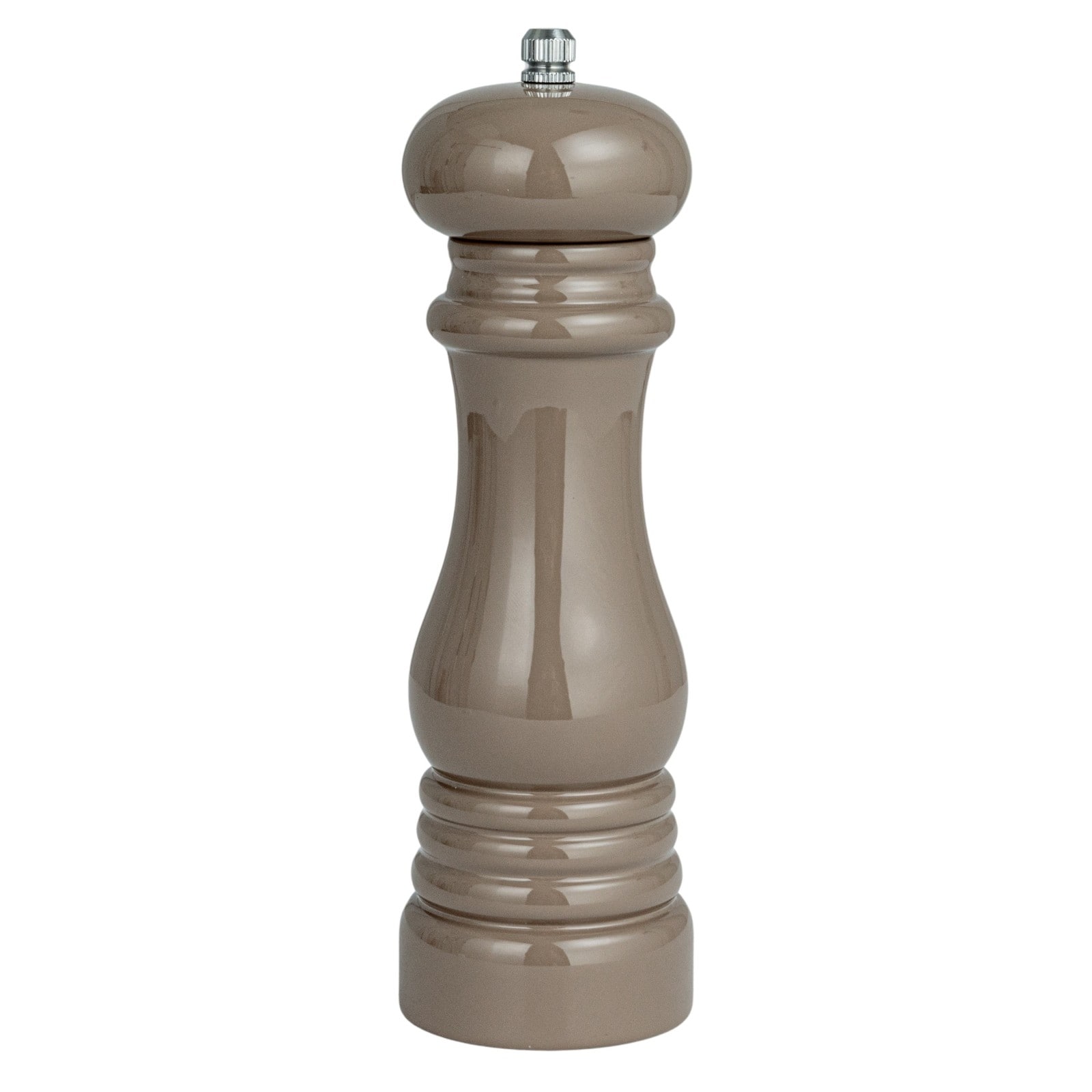 Hello Honey® 8" Rubberwood Elegance Pepper Mill