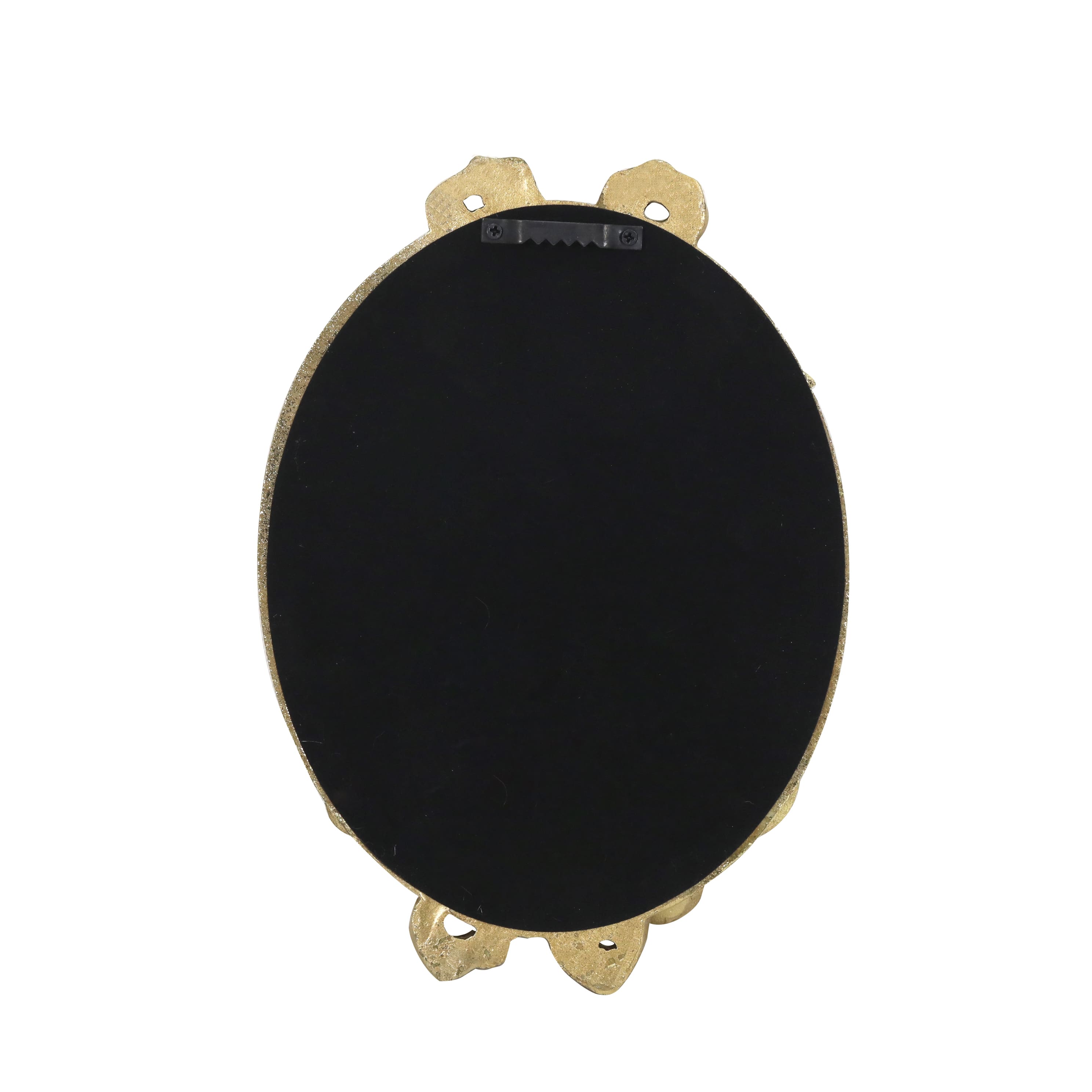 8.25" Gold Oval Mirror with Bows Wall Décor by Ashland®