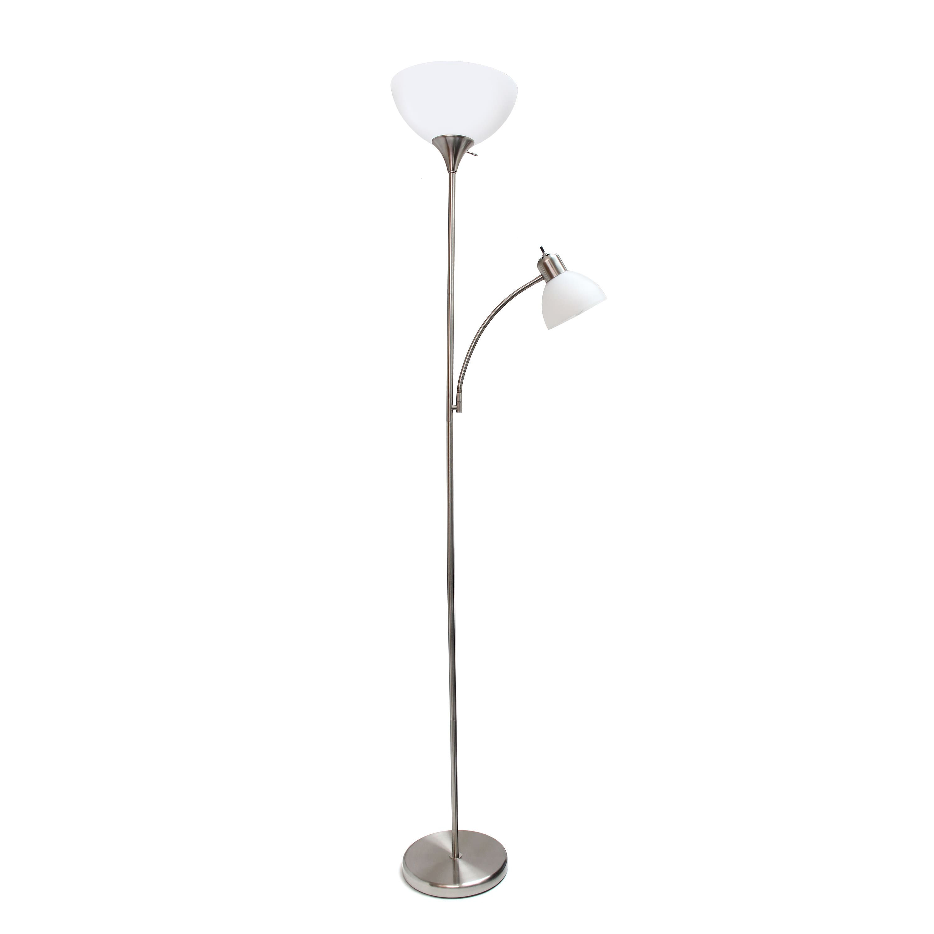 Creekwood Home Essentix 71.5" 2 Light Metal Floor Lamp