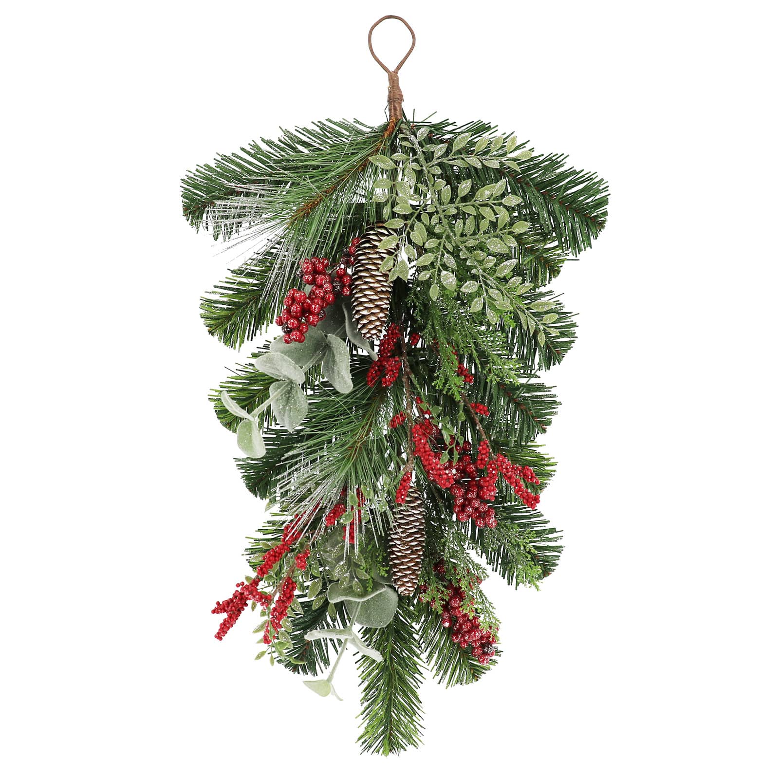 24&#x22; Pine, Eucalyptus &#x26; Red Berry Teardrop from Ashland&#xAE;