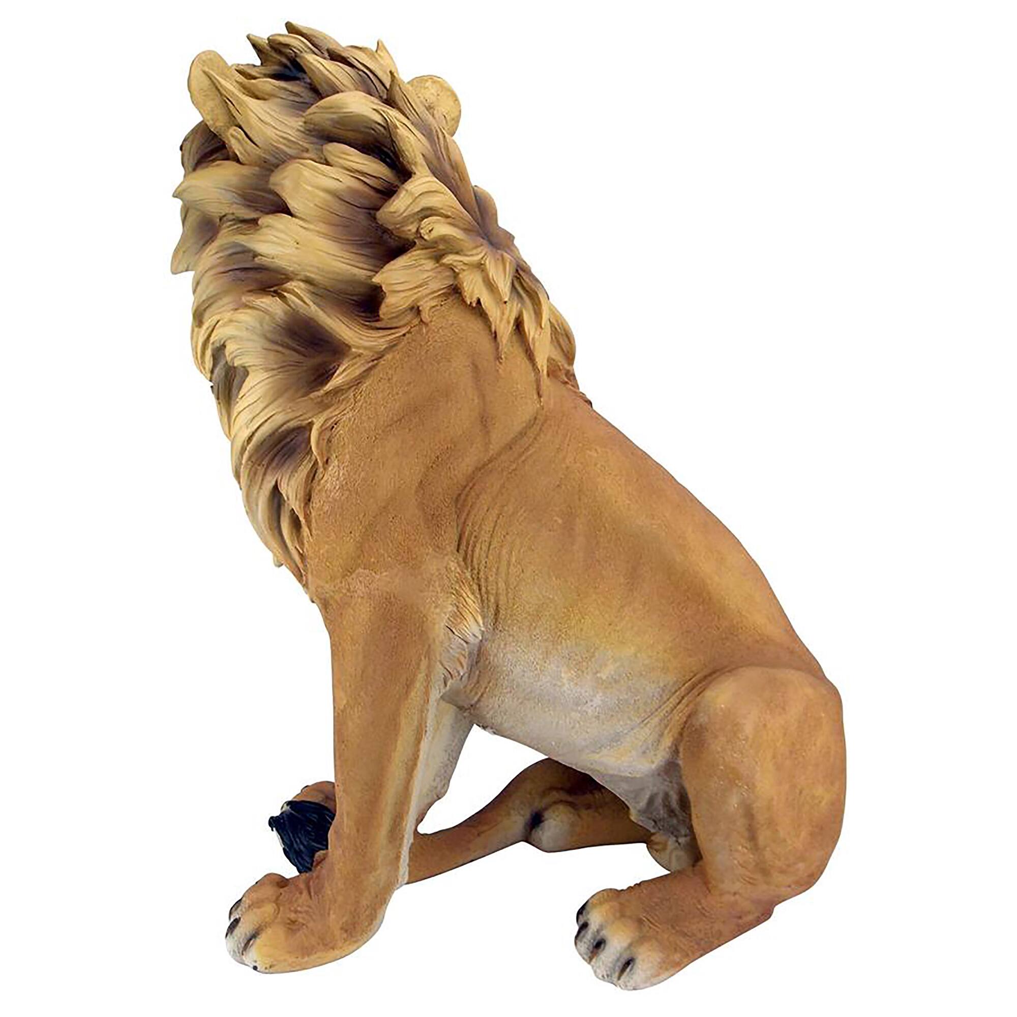 Design Toscano 27" King of Beasts Lion Sculpture
