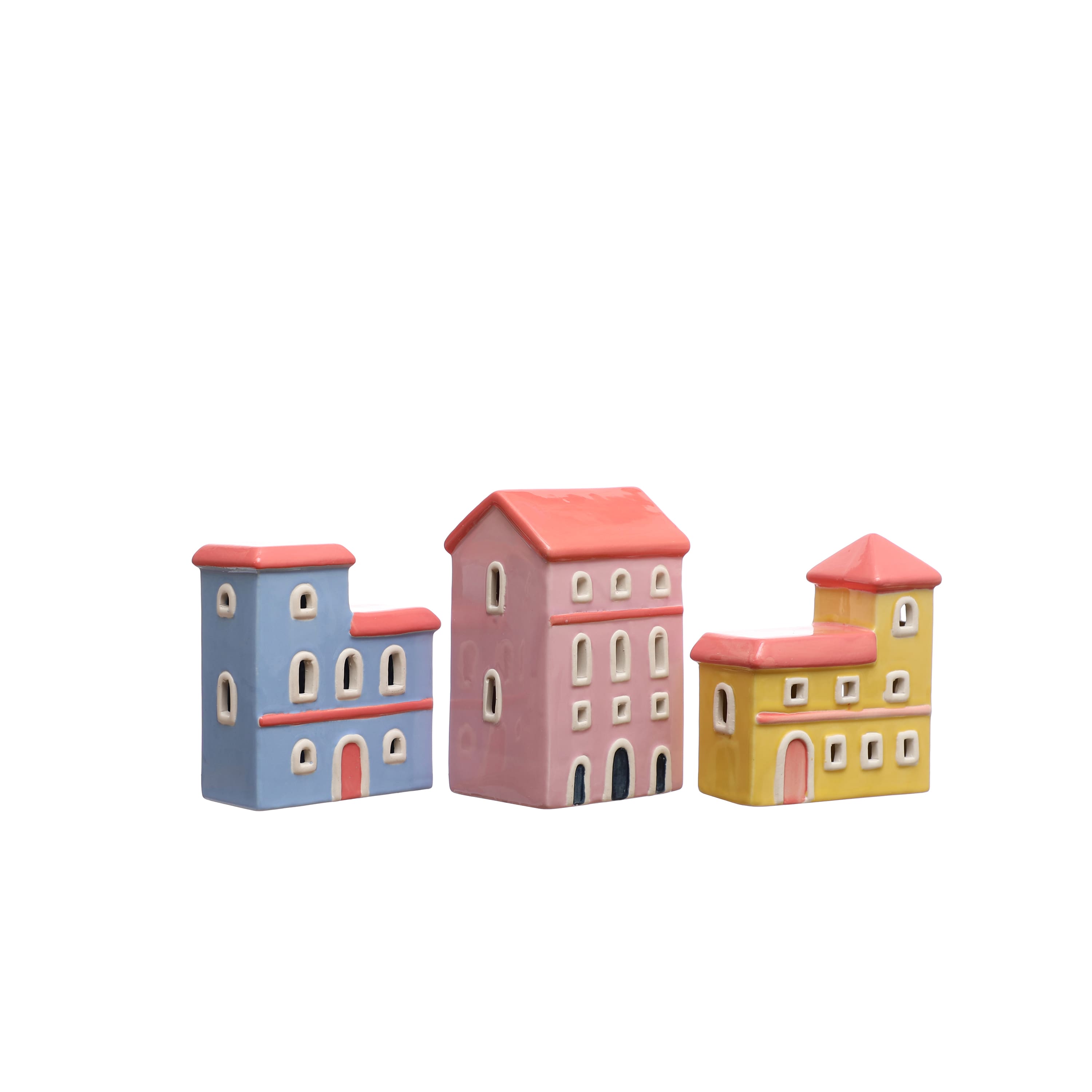 Assorted 6.5&#x22; Ceramic House Tabletop D&#xE9;cor by Ashland&#xAE;, 1pc.