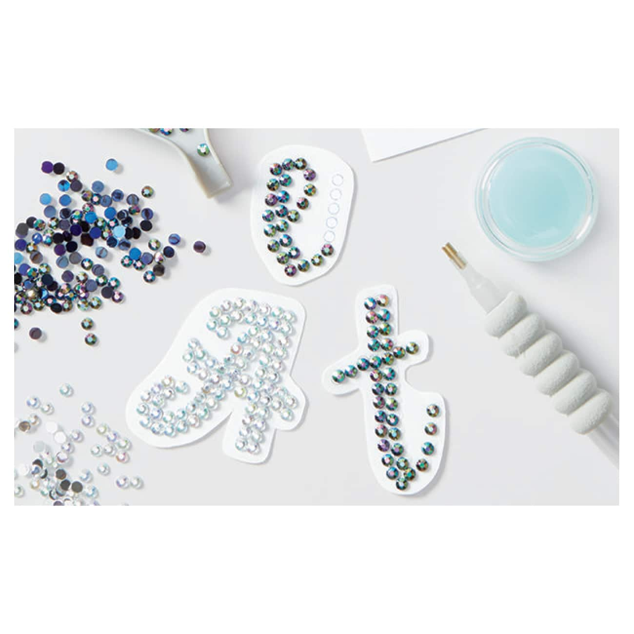 Cursive Alphabet Diamond Art Sticker Kit by Make Market | Michaels