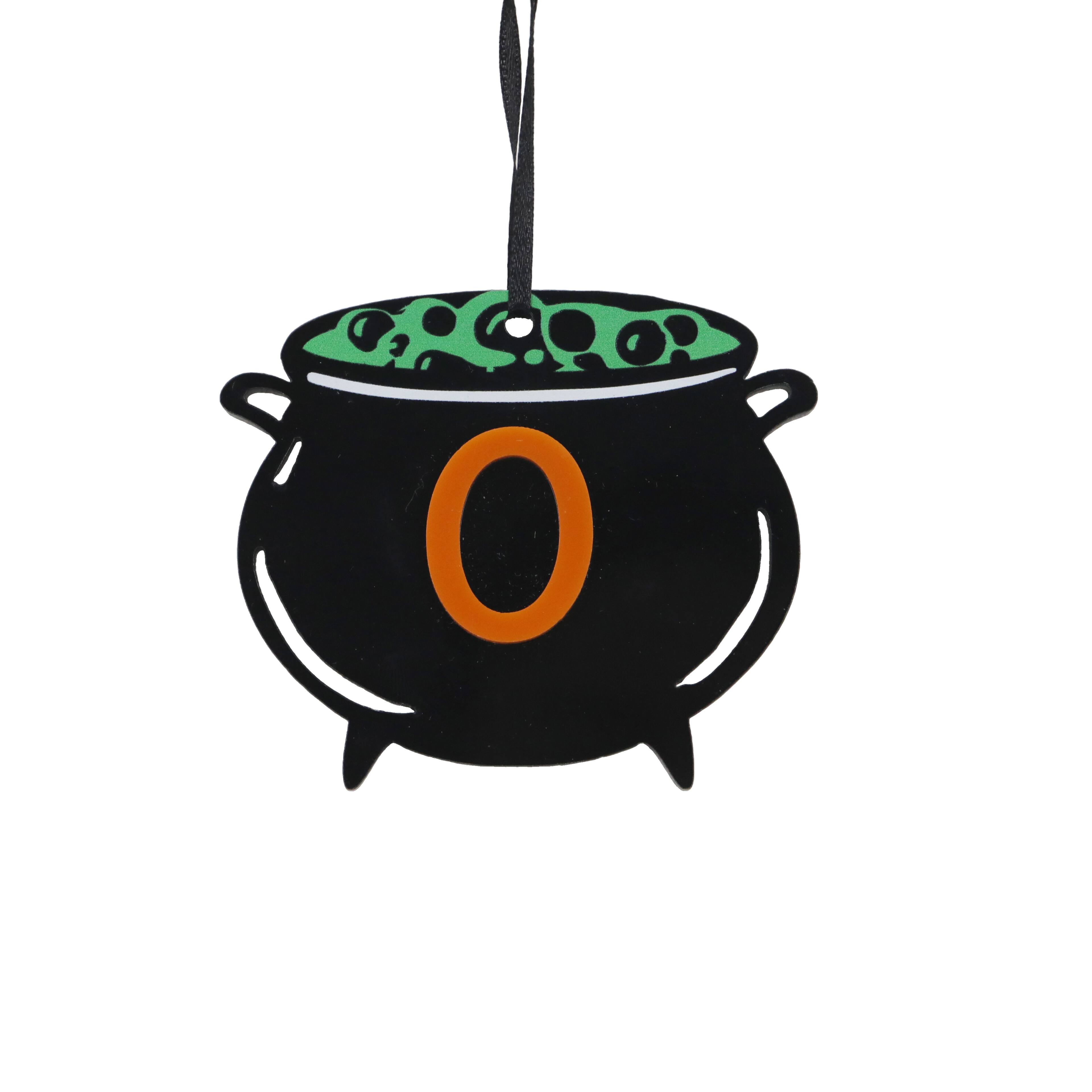 Assorted 3.75&#x22; Halloween Acrylic Monogram Ornament by Ashland&#xAE;