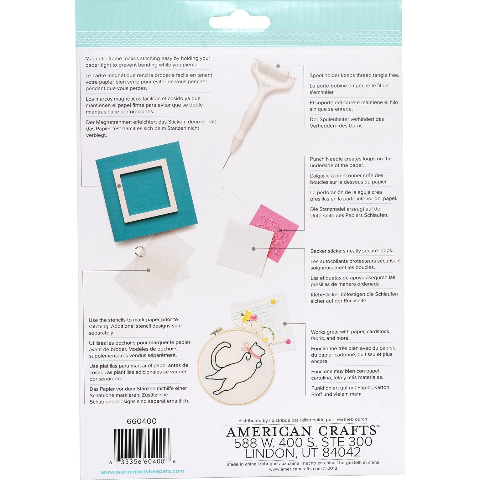 We R Memory Keepers&#xAE; Stitch Happy Pen&#x2122; Punch Needle Kit