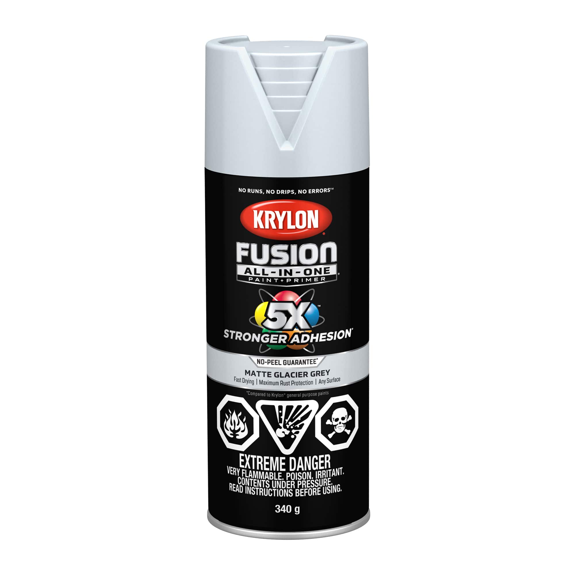 Krylon® Fusion All-In-One® Matte Glacier Grey Spray Paint