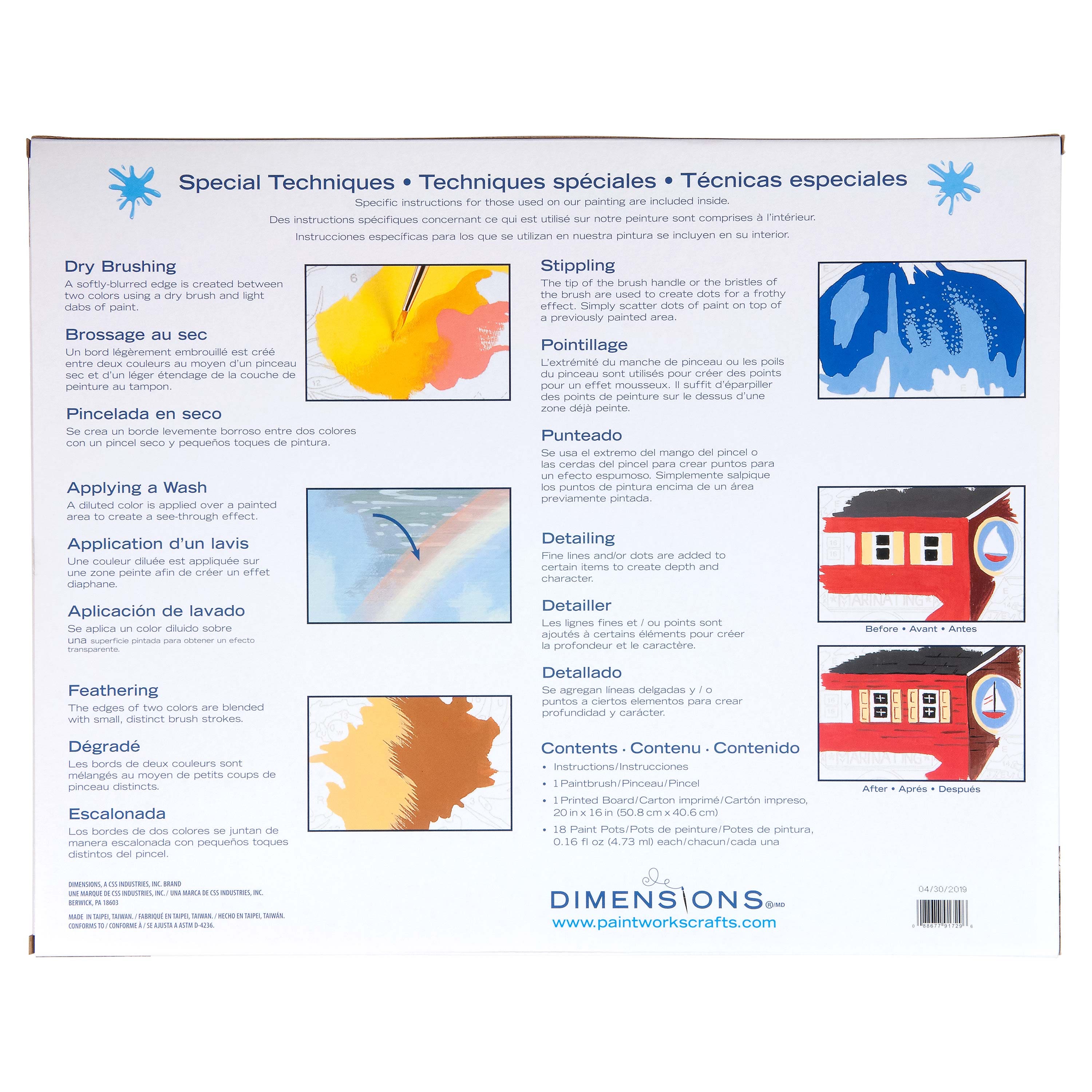 Dimensions&#xAE; PaintWorks&#x2122; Lakeside Morning Paint-by-Number Kit
