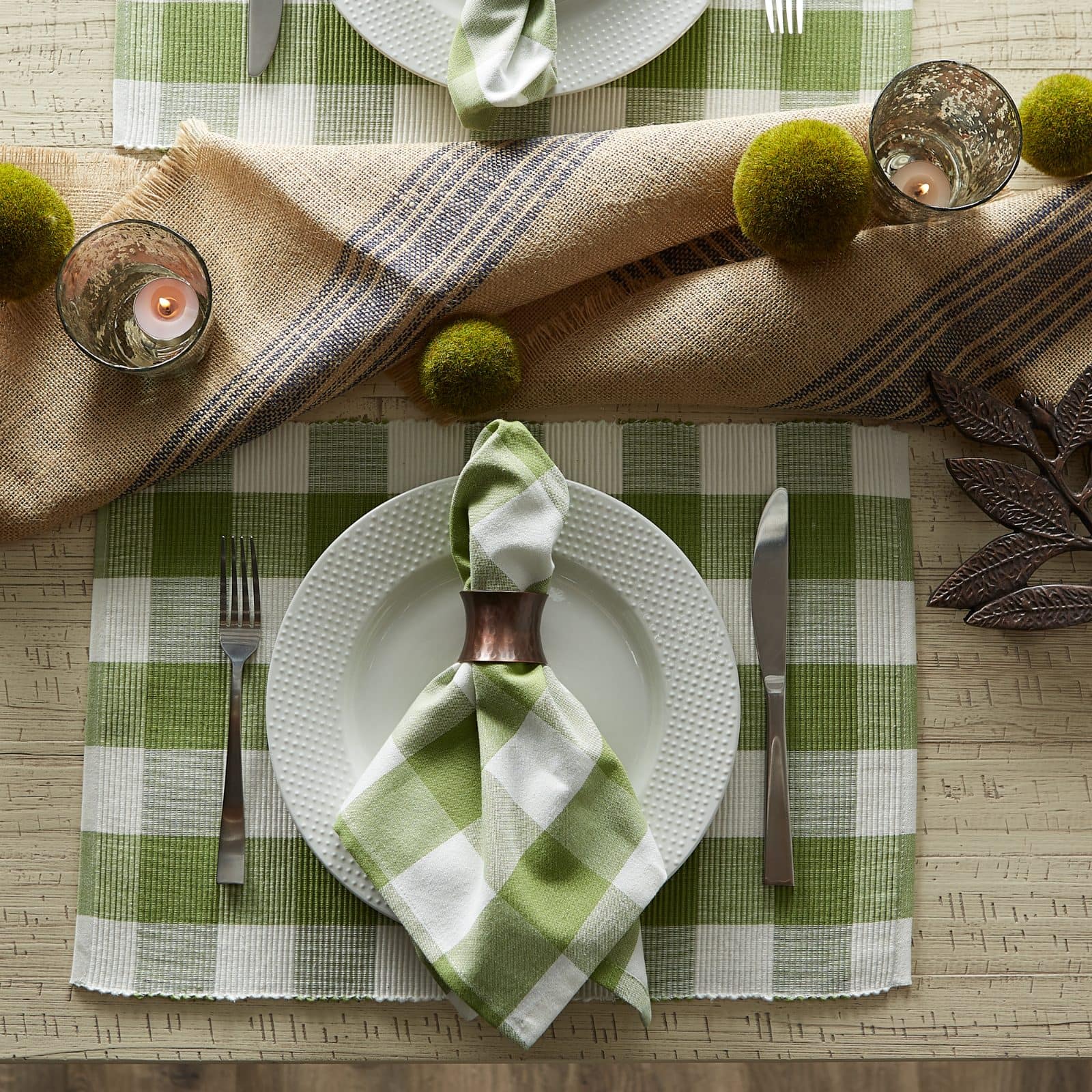 DII® Buffalo Check Ribbed Placemat