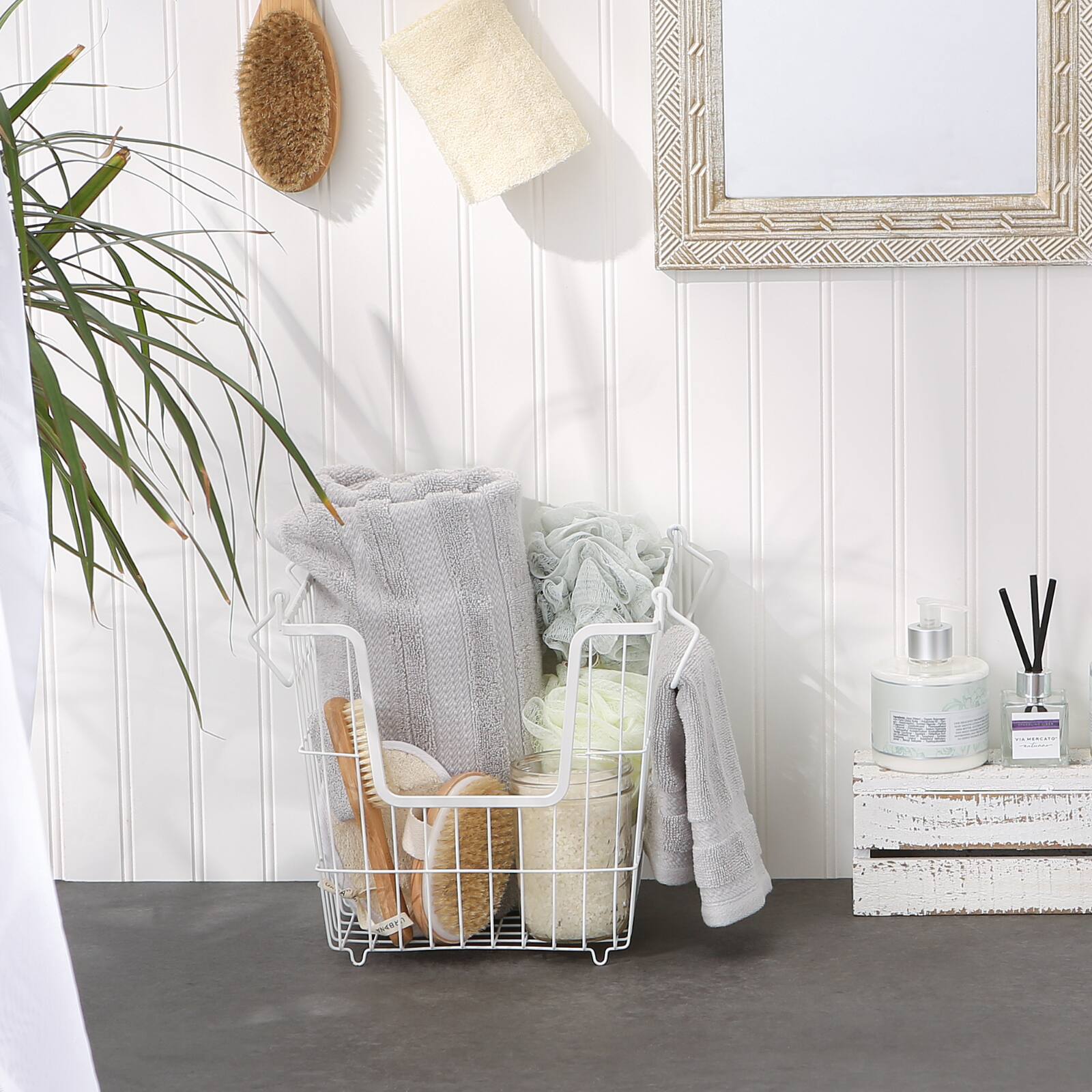 DII&#xAE; Large Square Metal Basket