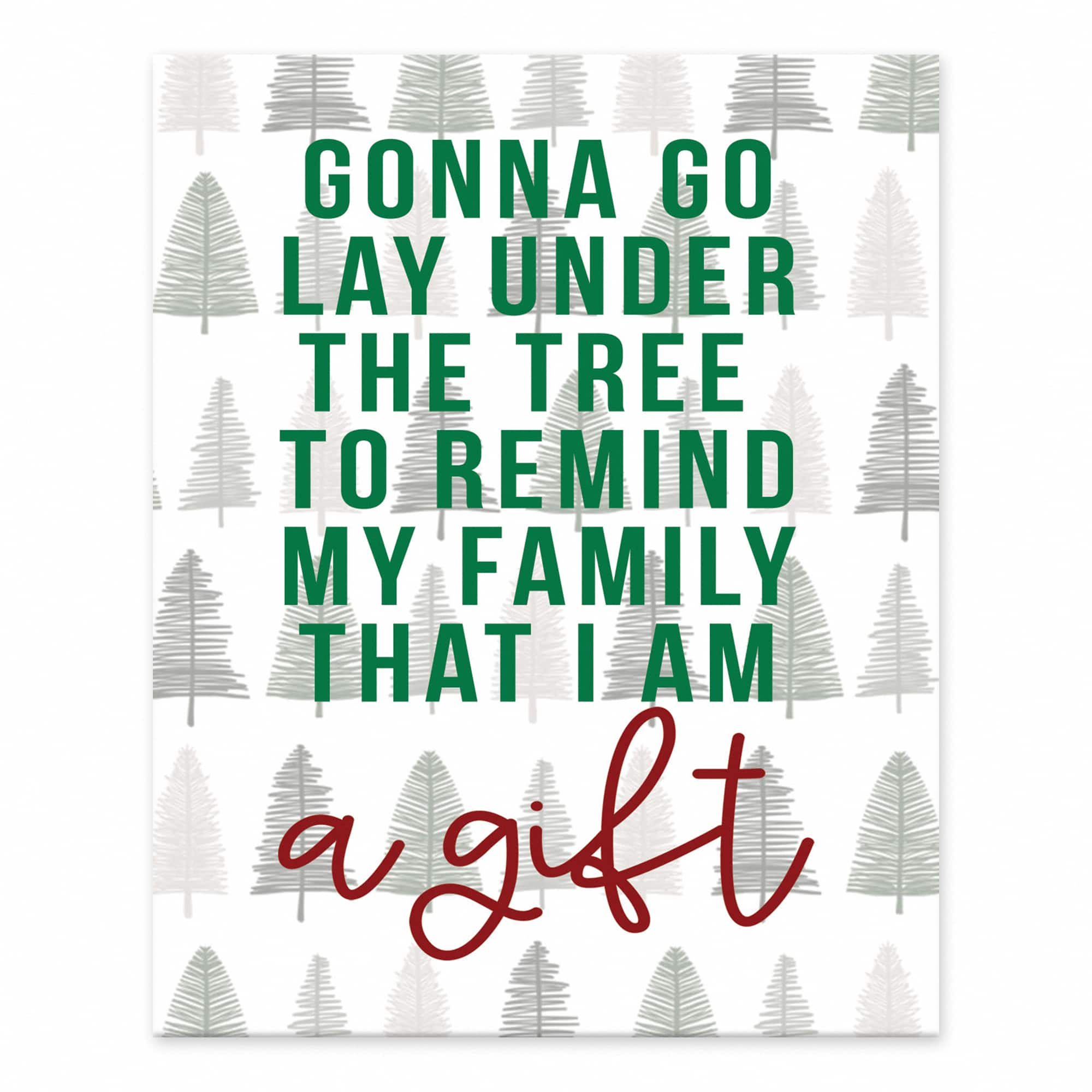 I Am A Gift 8x10 Tabletop Canvas | Michaels