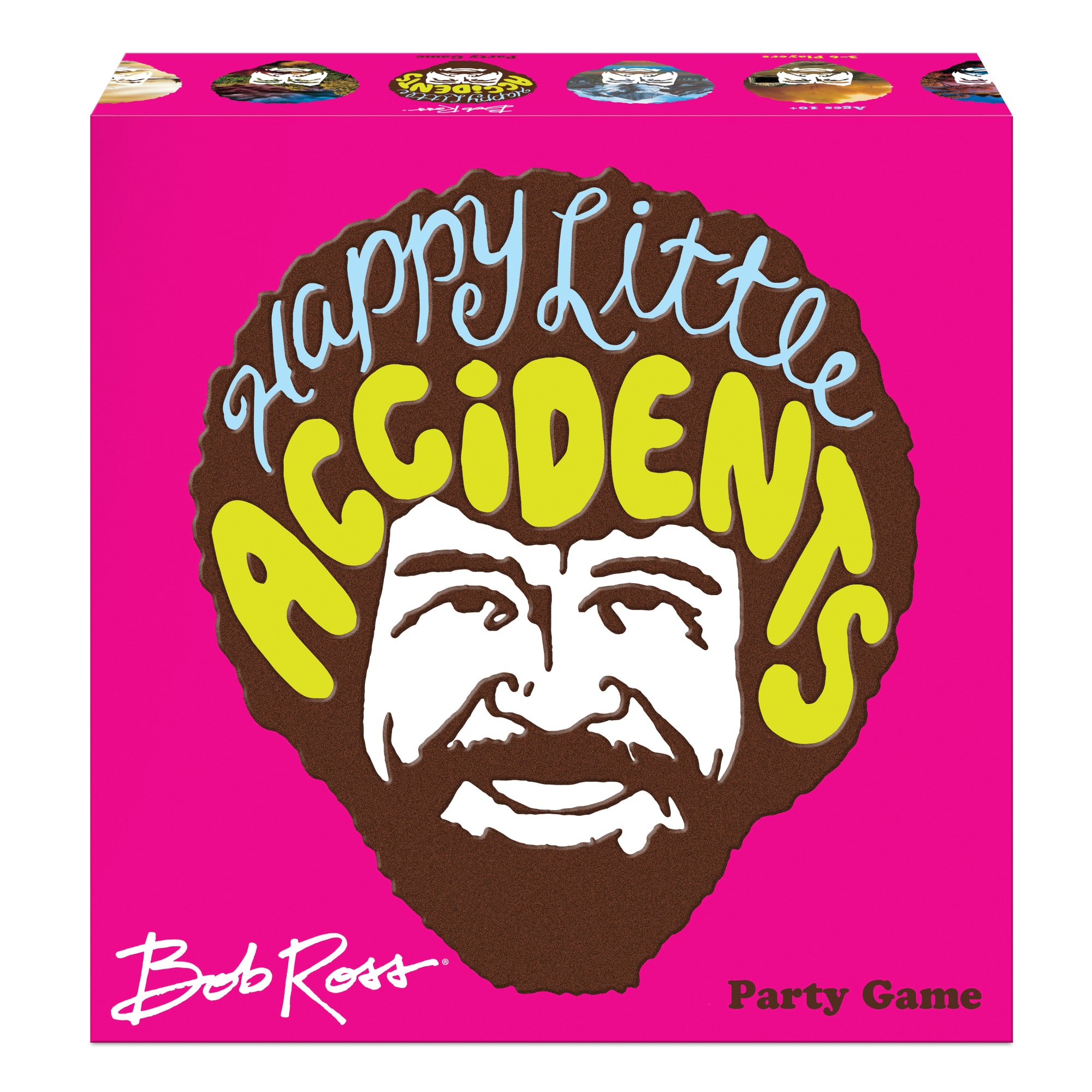Big G Creative Bob Ross&#xAE; Happy Little Accidents Party Game